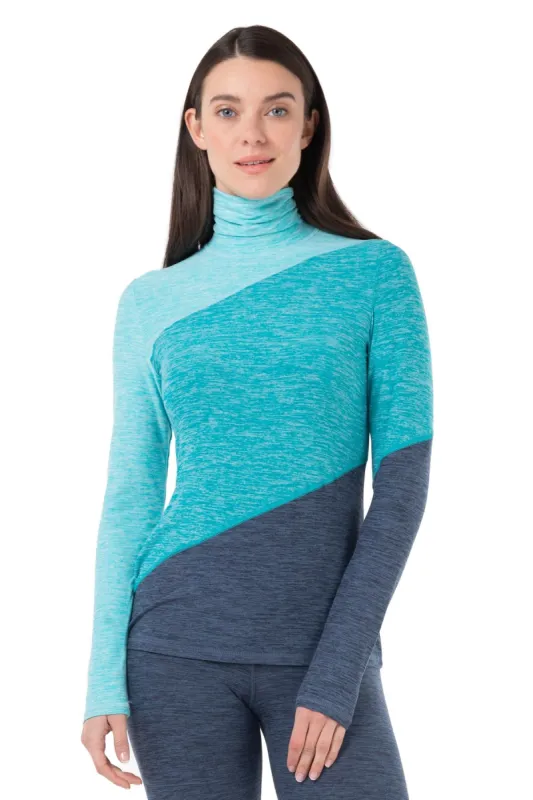Ski Base Layer Turtleneck Top sold by Kyodan