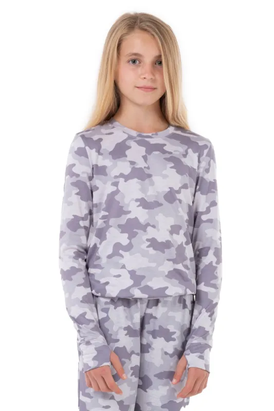 Girls Day-To-Day Sporty Long Sleeve sold by Kyodan