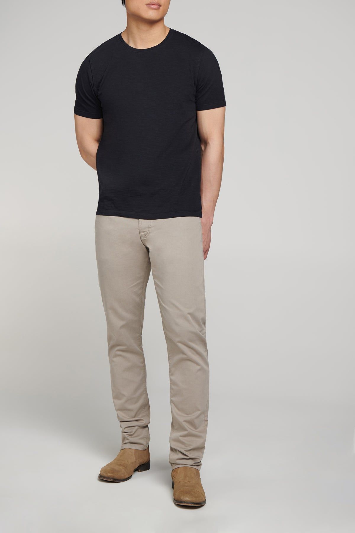 Slub Jersey Crew Neck T Shirt sold by Kyodan product image thumbnail 5