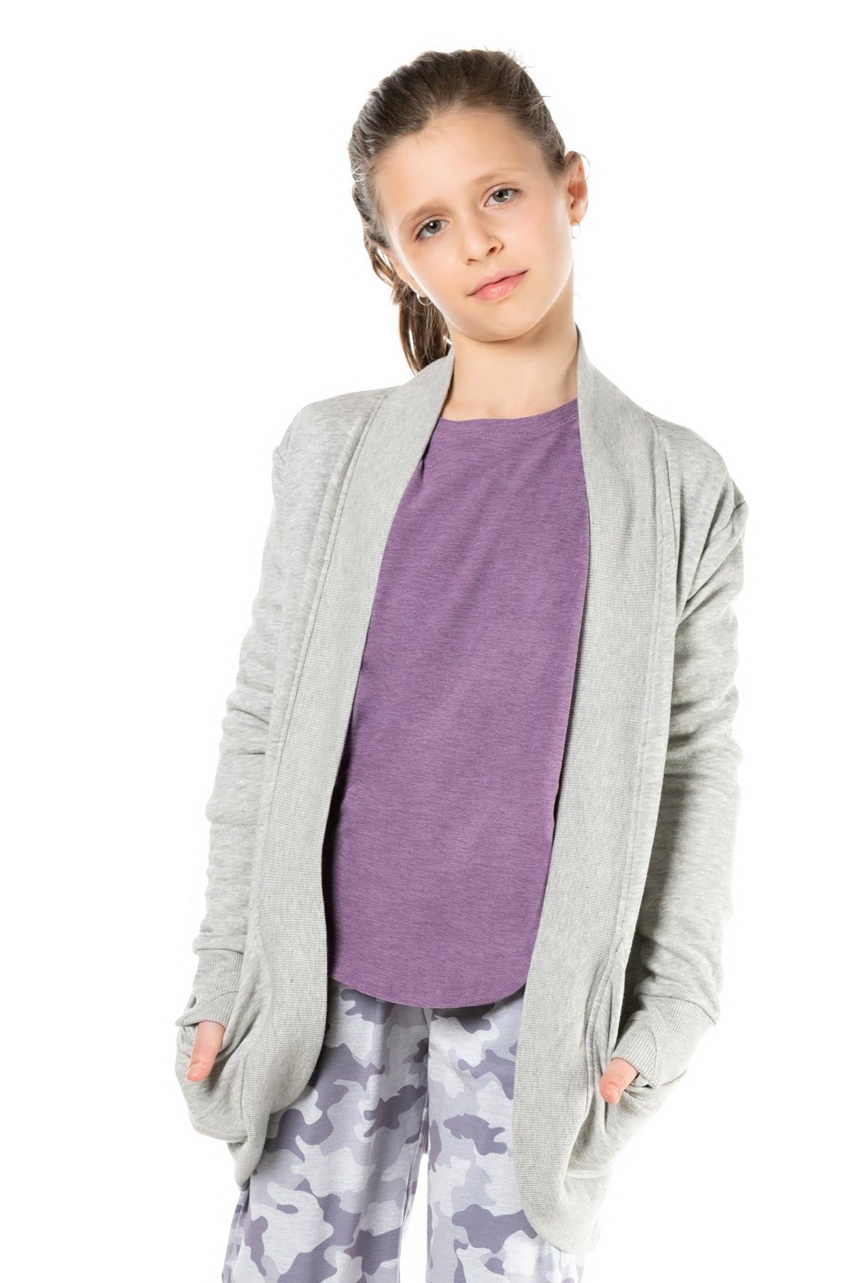 Girls Fleece Cardigan sold by Kyodan