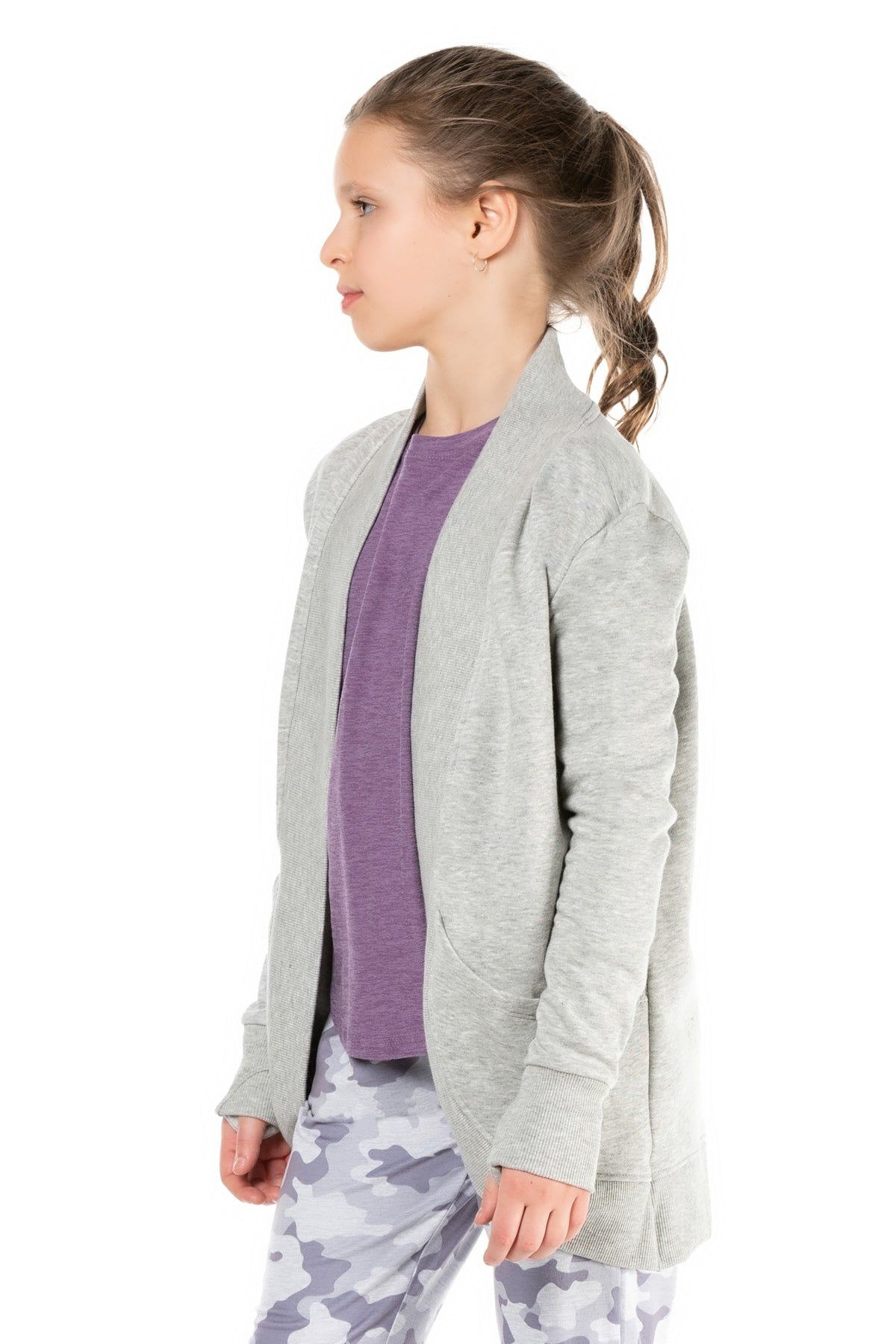 Girls Fleece Cardigan sold by Kyodan product image thumbnail 3