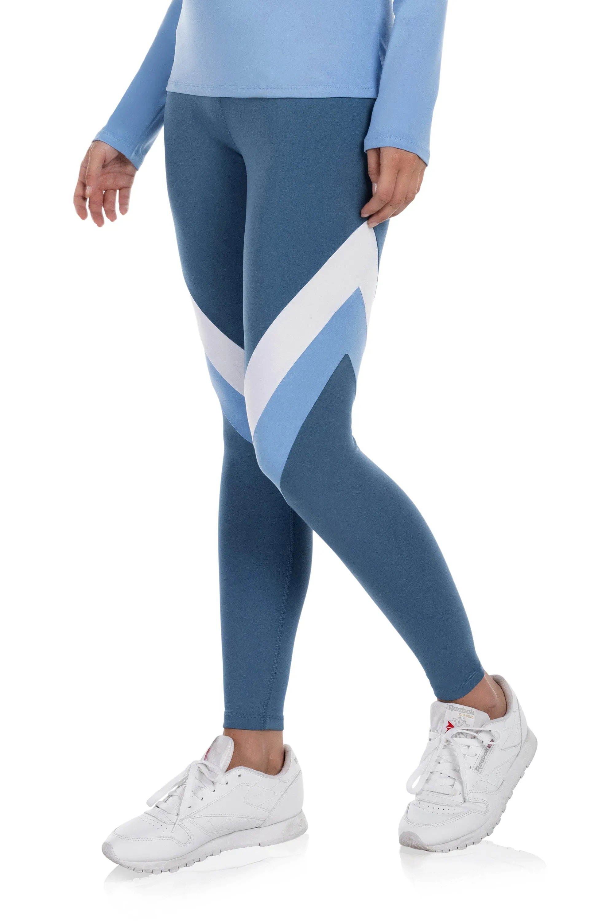 Striped Athletic Leggings sold by Kyodan