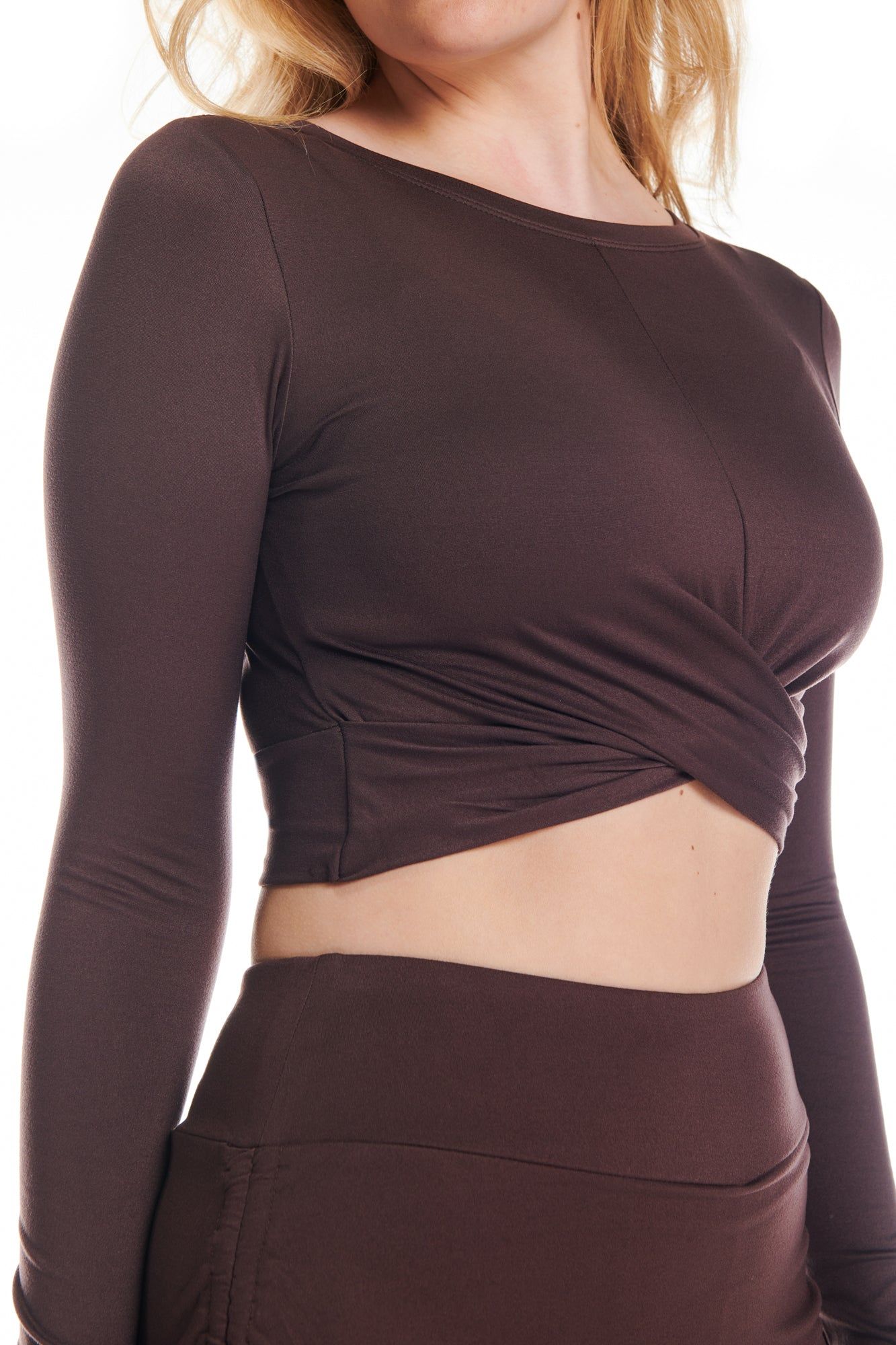 Day-To-Day Crossover Long Sleeve Top sold by Kyodan product image thumbnail 4