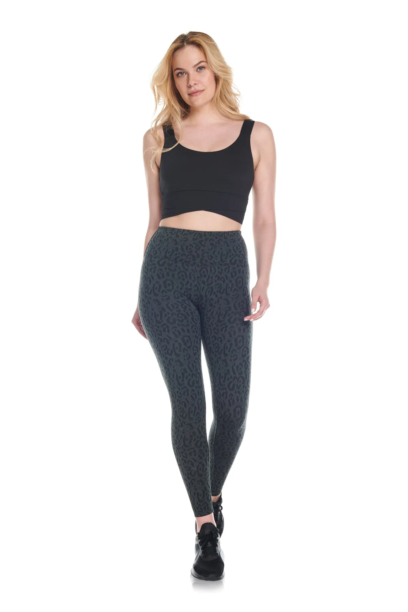 Ultra High Waist Warmhand Printed Jacquard Legging sold by Kyodan product image thumbnail 5