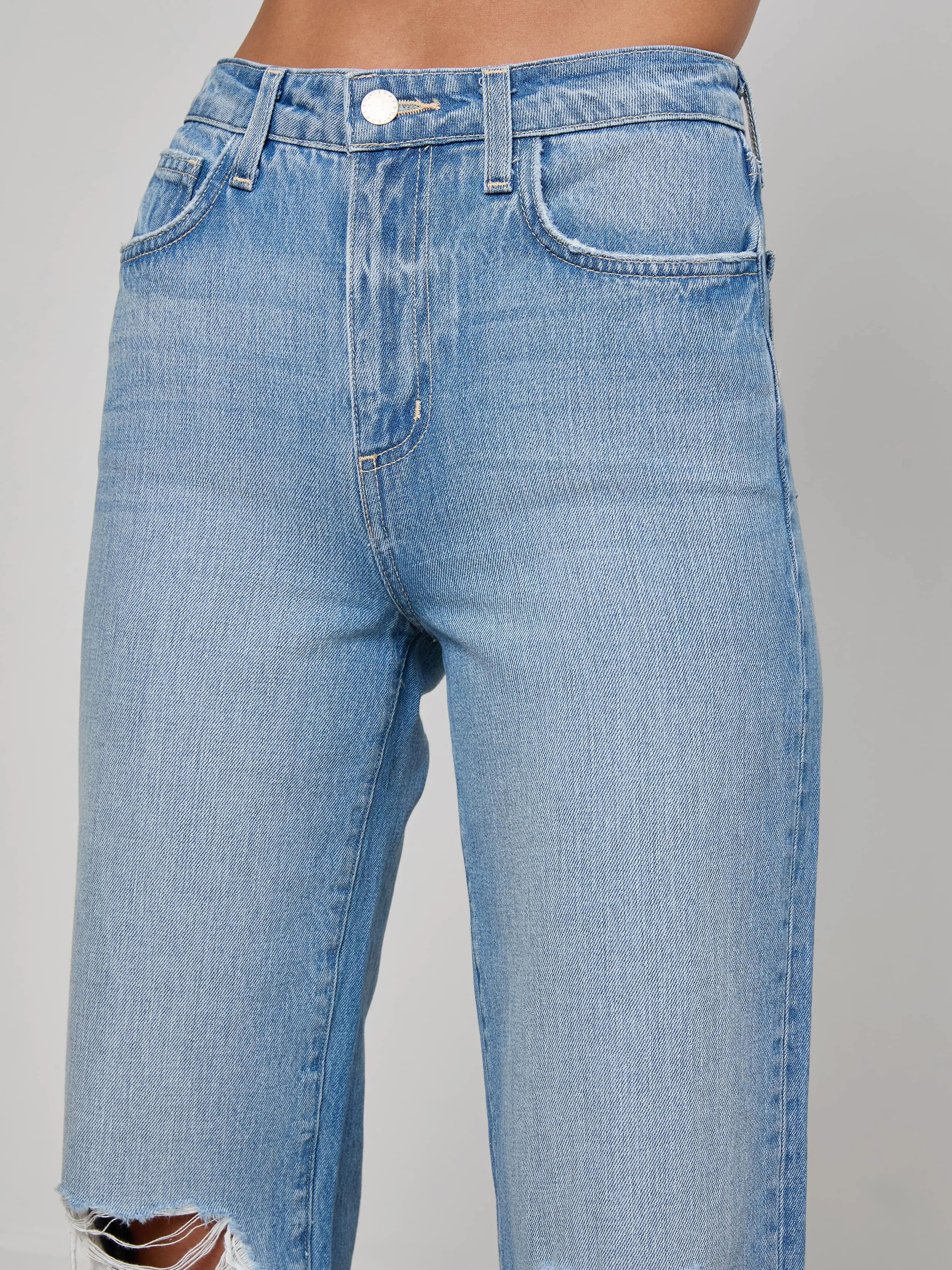 Jones Stovepipe Jean sold by L'AGENCE product image thumbnail 4