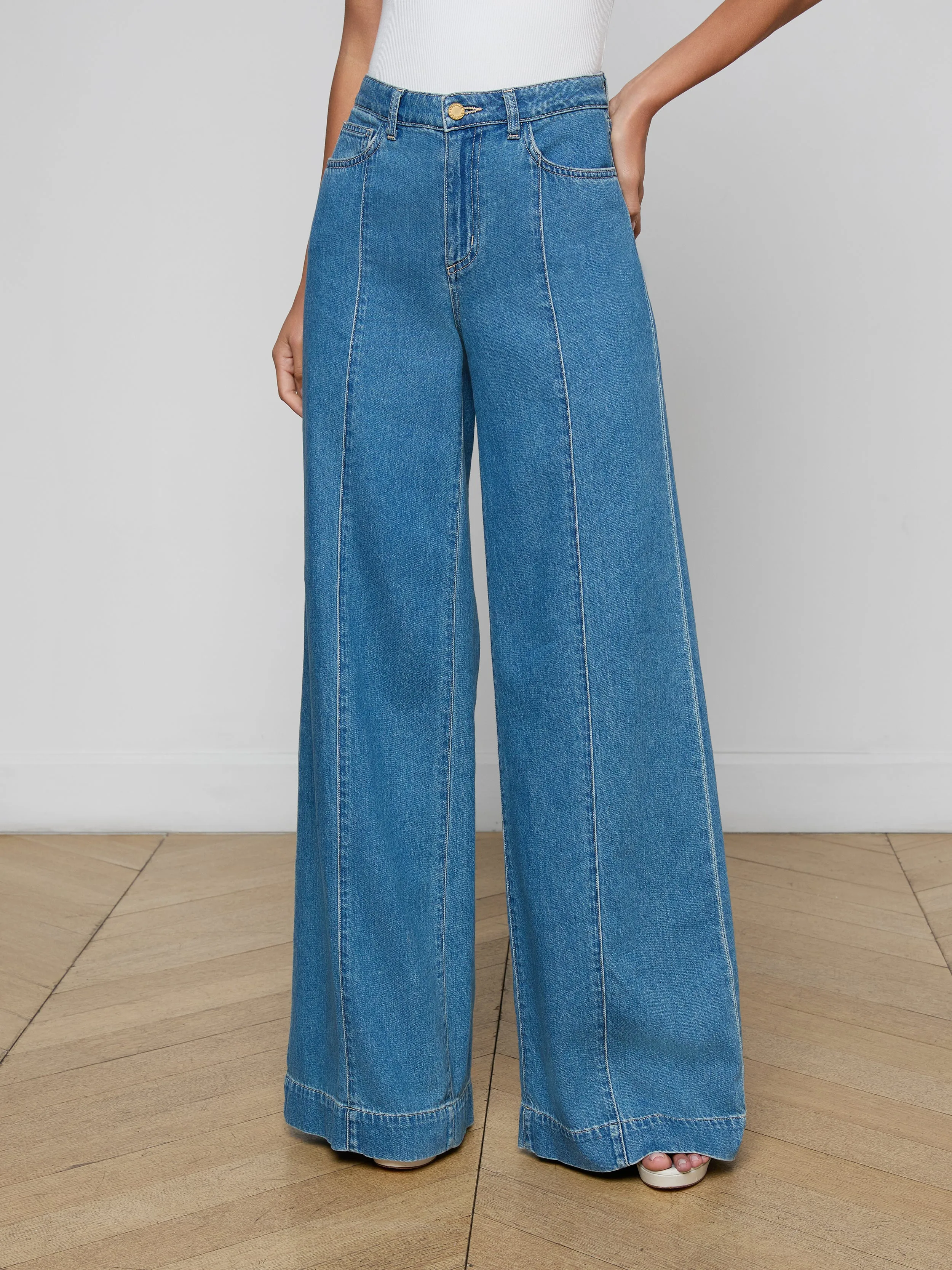 Sandy Wide-Leg Jean sold by L'AGENCE product image thumbnail 2