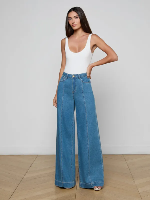 Sandy Wide-Leg Jean sold by L'AGENCE