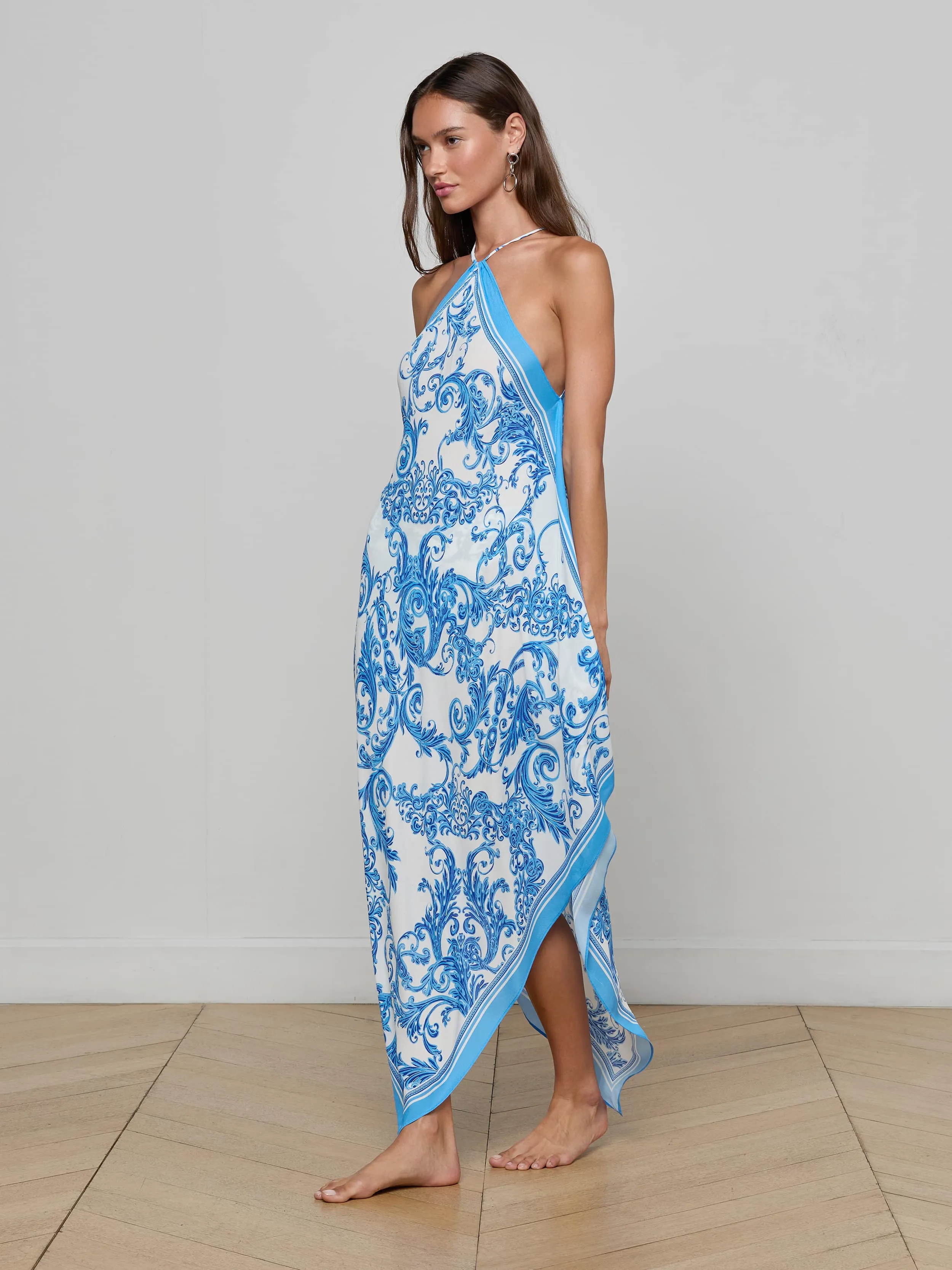 Elise Cover-Up Dress sold by L'AGENCE product image thumbnail 2