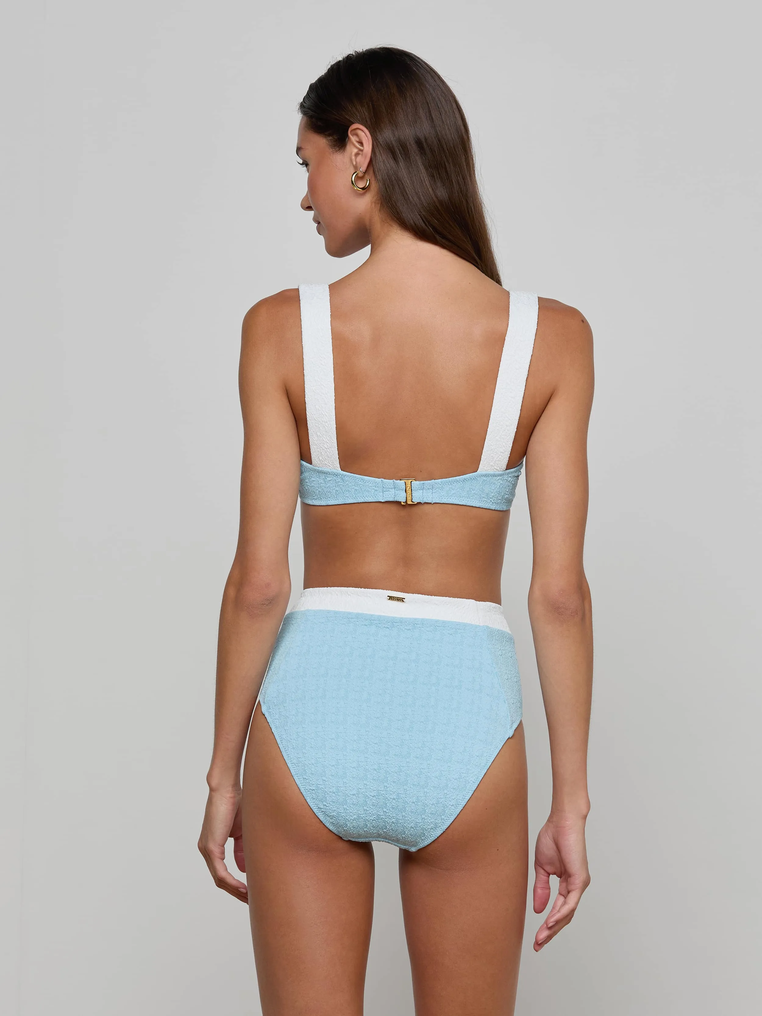 Vanessa High-Waisted Bikini Bottom sold by L'AGENCE product image thumbnail 4