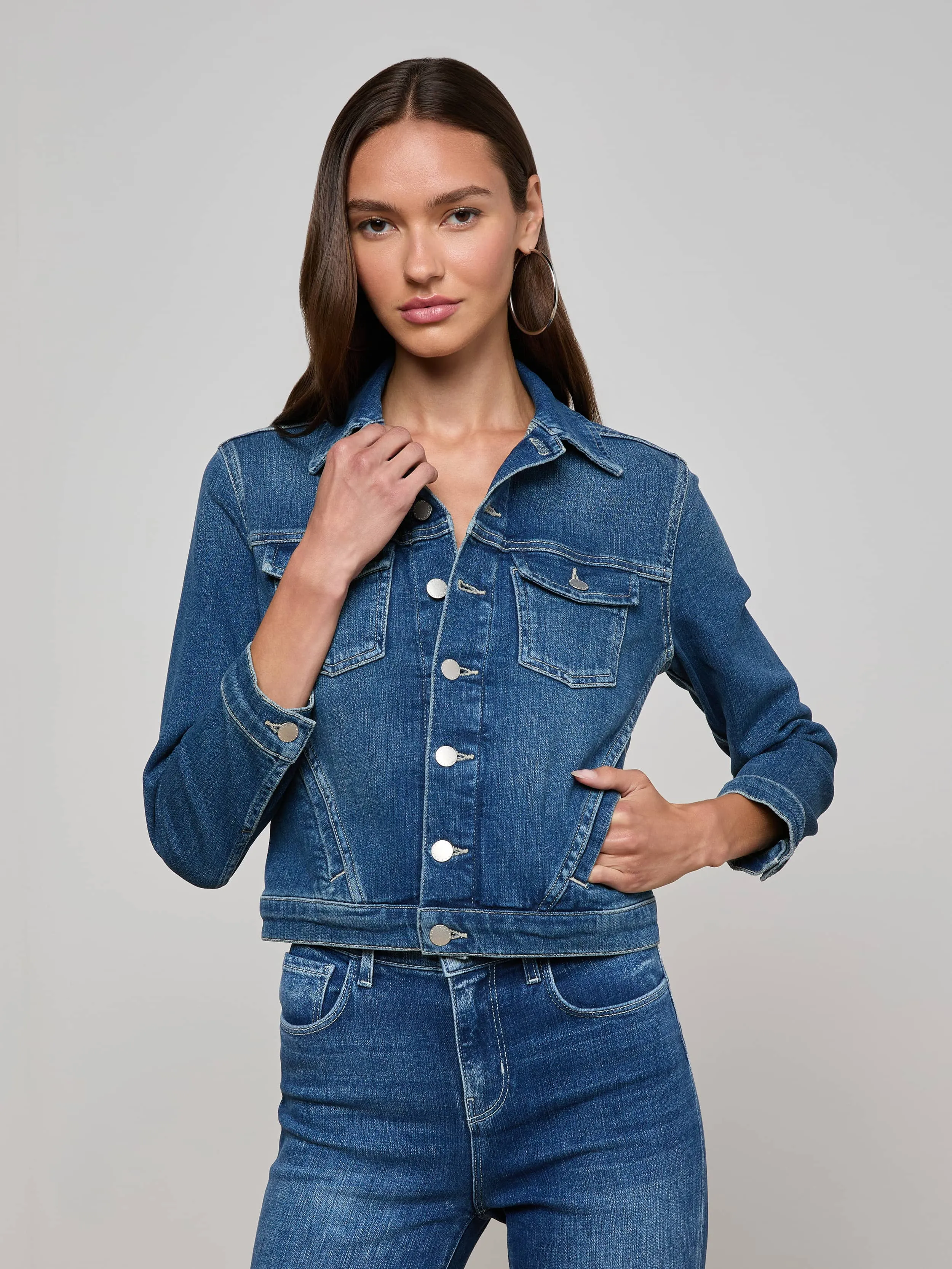 Maven Jean Jacket sold by L'AGENCE
