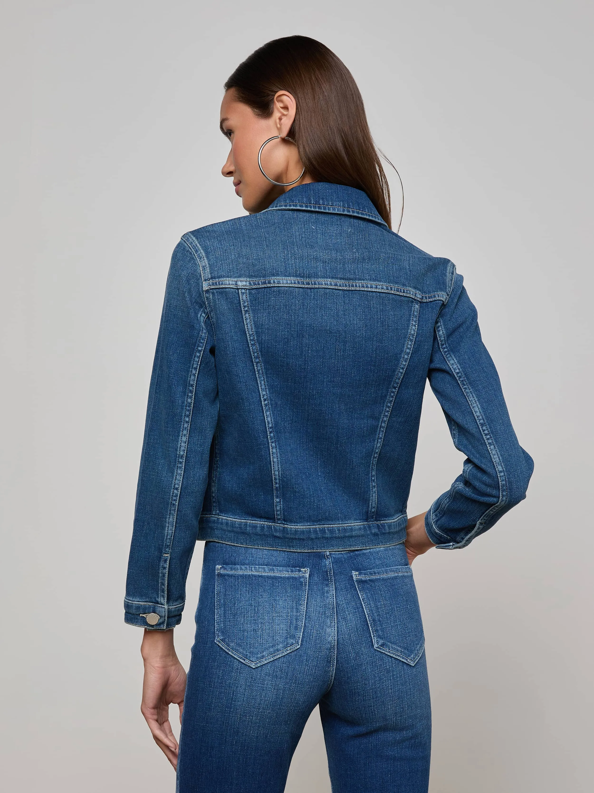Maven Jean Jacket sold by L'AGENCE product image thumbnail 4