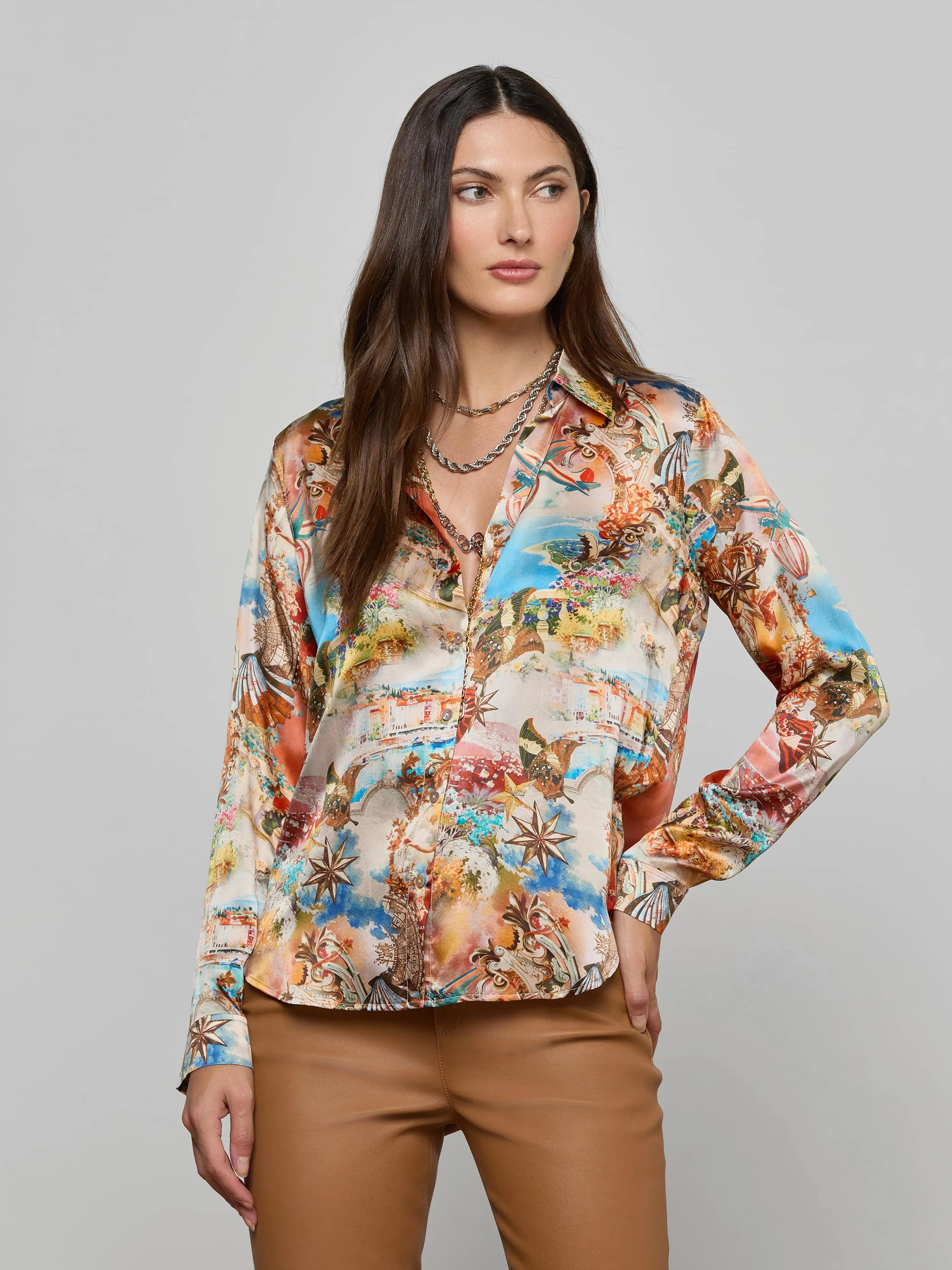 Tyler Silk Blouse sold by L'AGENCE