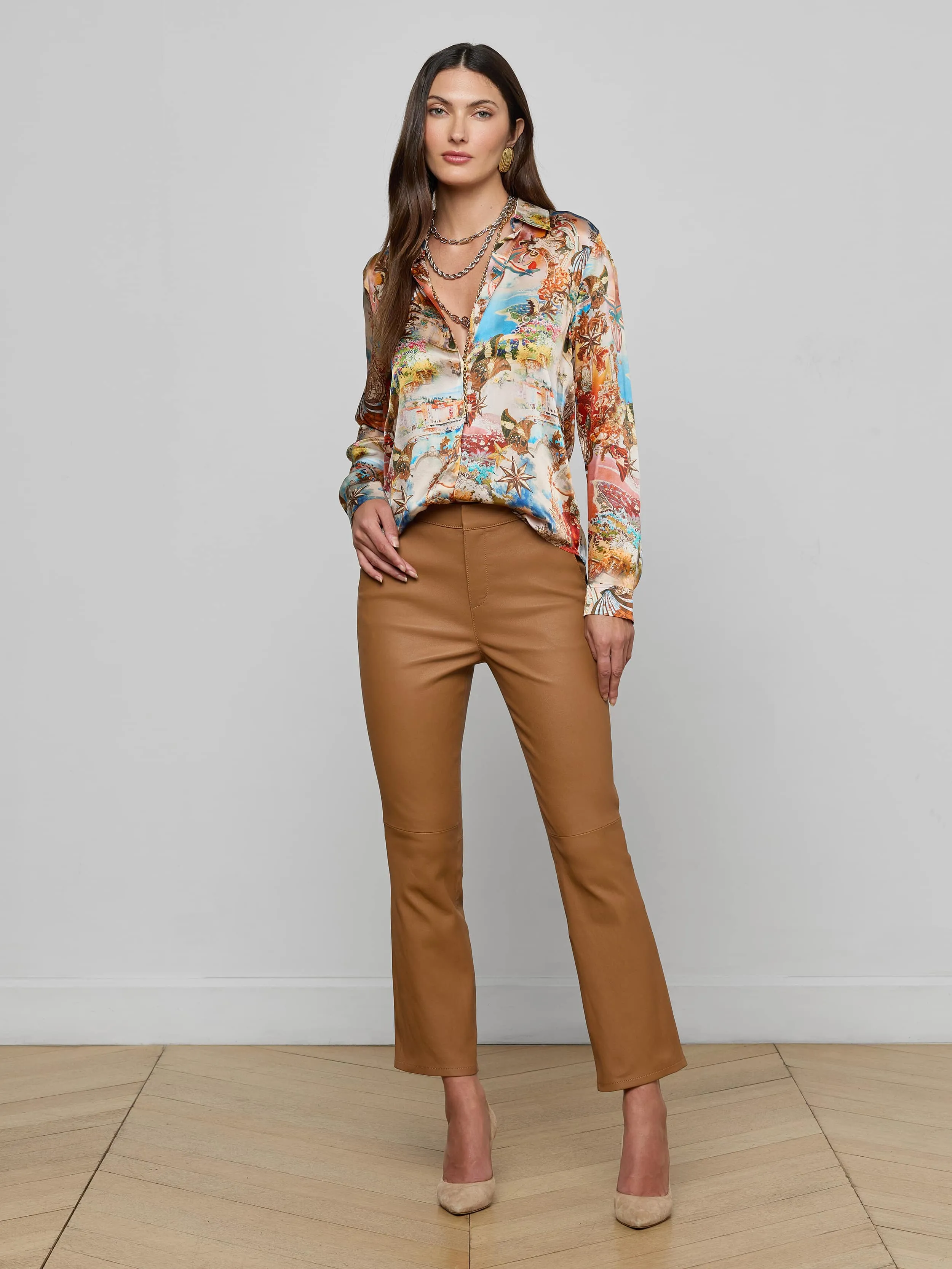Tyler Silk Blouse sold by L'AGENCE product image thumbnail 4