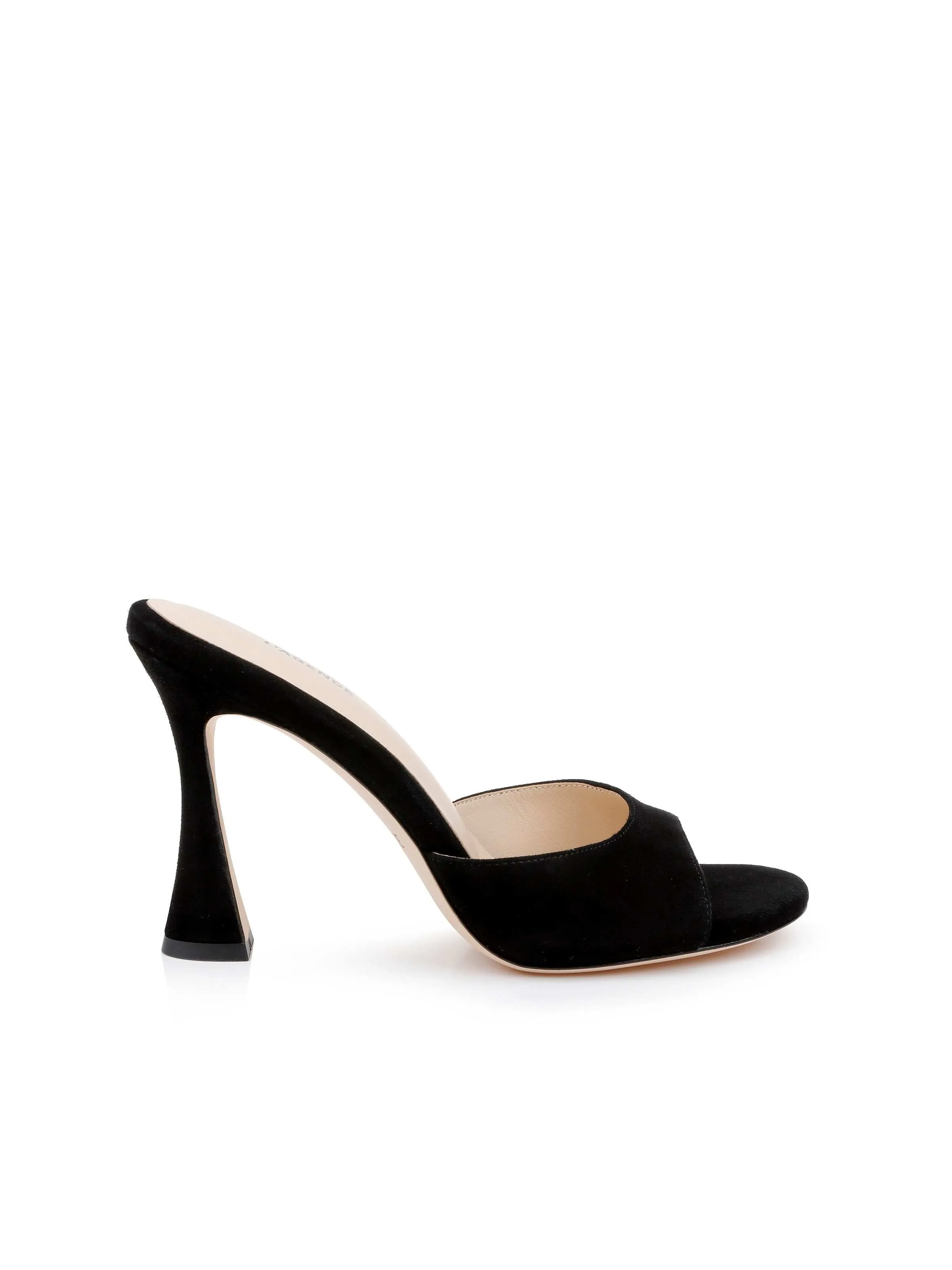 Avery Suede Open-Toe Mule sold by L'AGENCE product image thumbnail 4