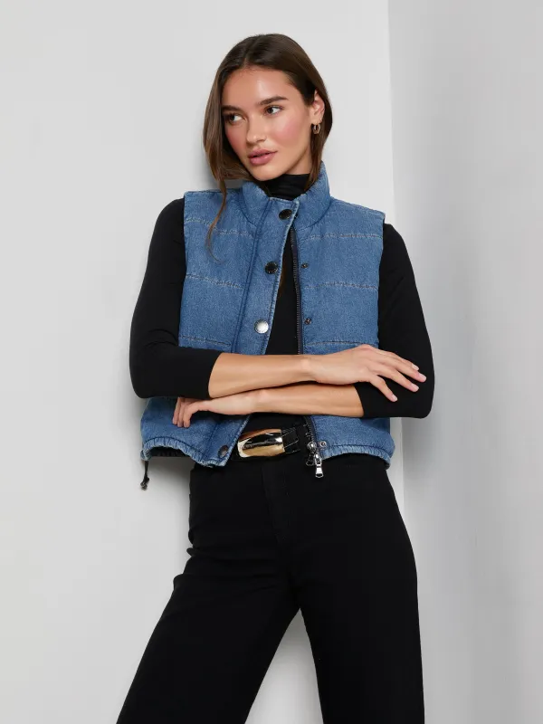 Rola Puffer Vest sold by L'AGENCE