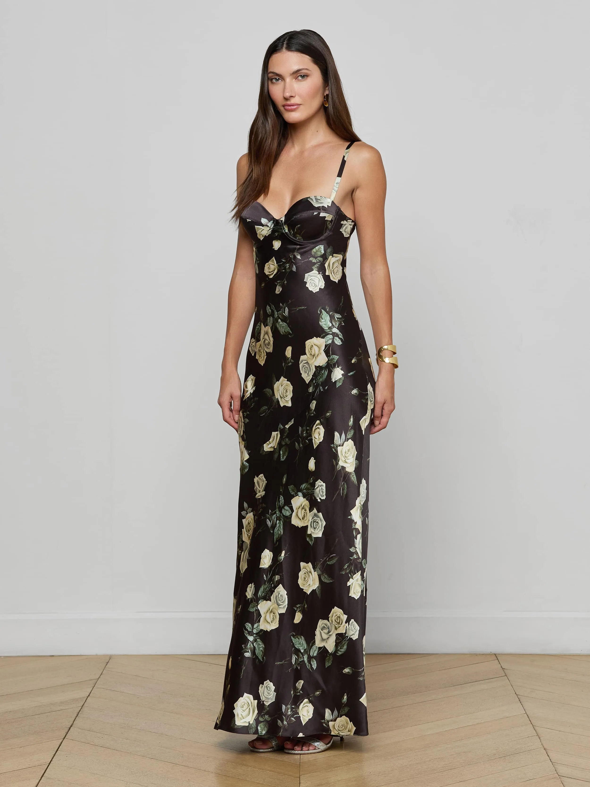 Sayla Silk Gown sold by L'AGENCE product image thumbnail 2