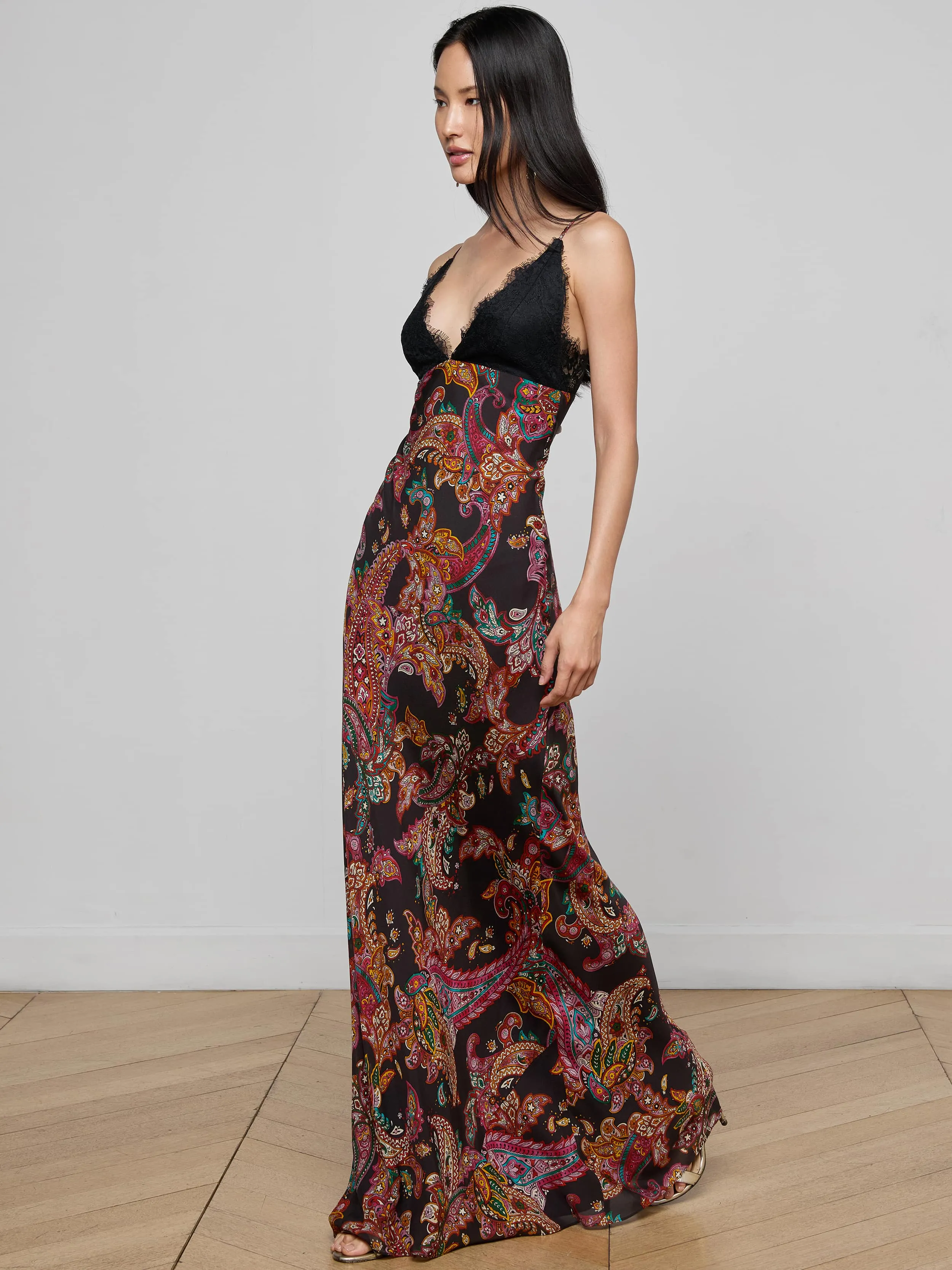 Susanna Silk Lace Gown sold by L'AGENCE