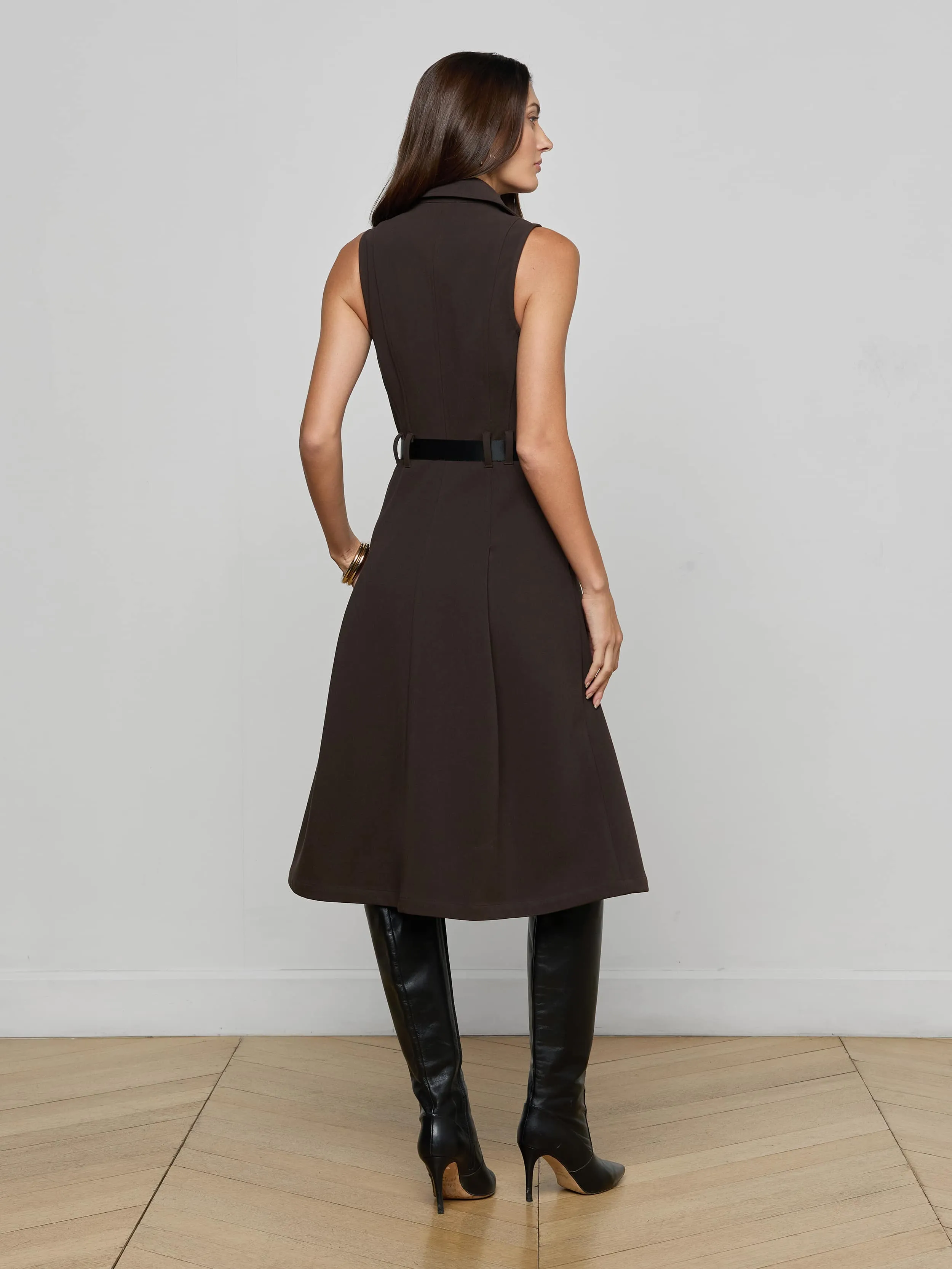 Kylo Shirt Dress sold by L'AGENCE product image thumbnail 3