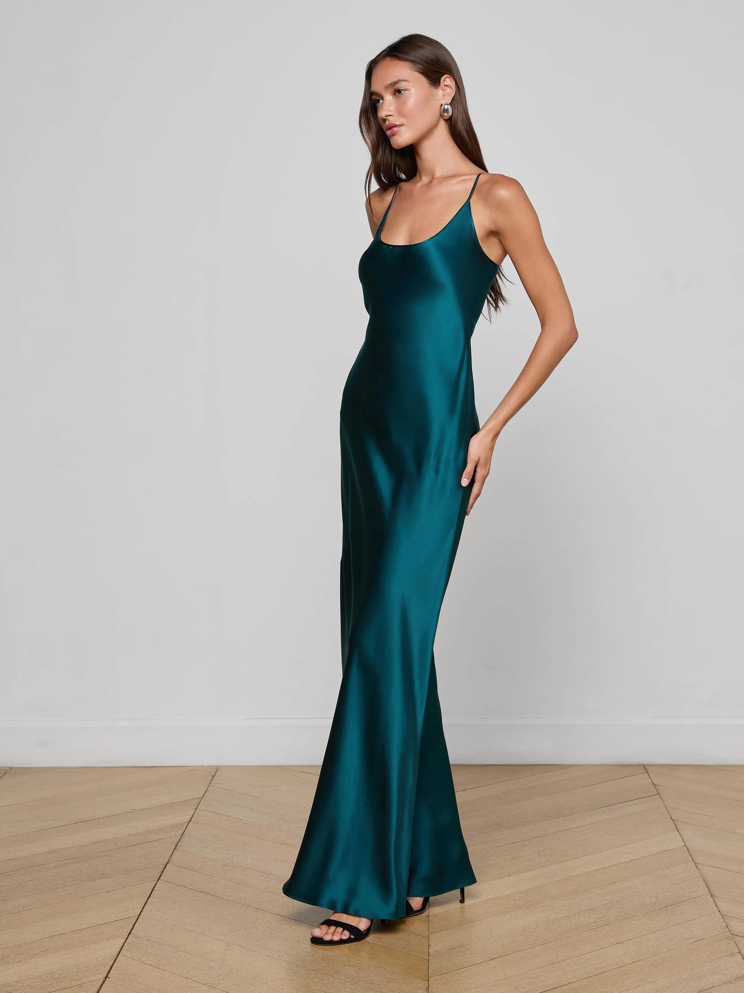 Charmaine Silk Gown sold by L'AGENCE product image thumbnail 2