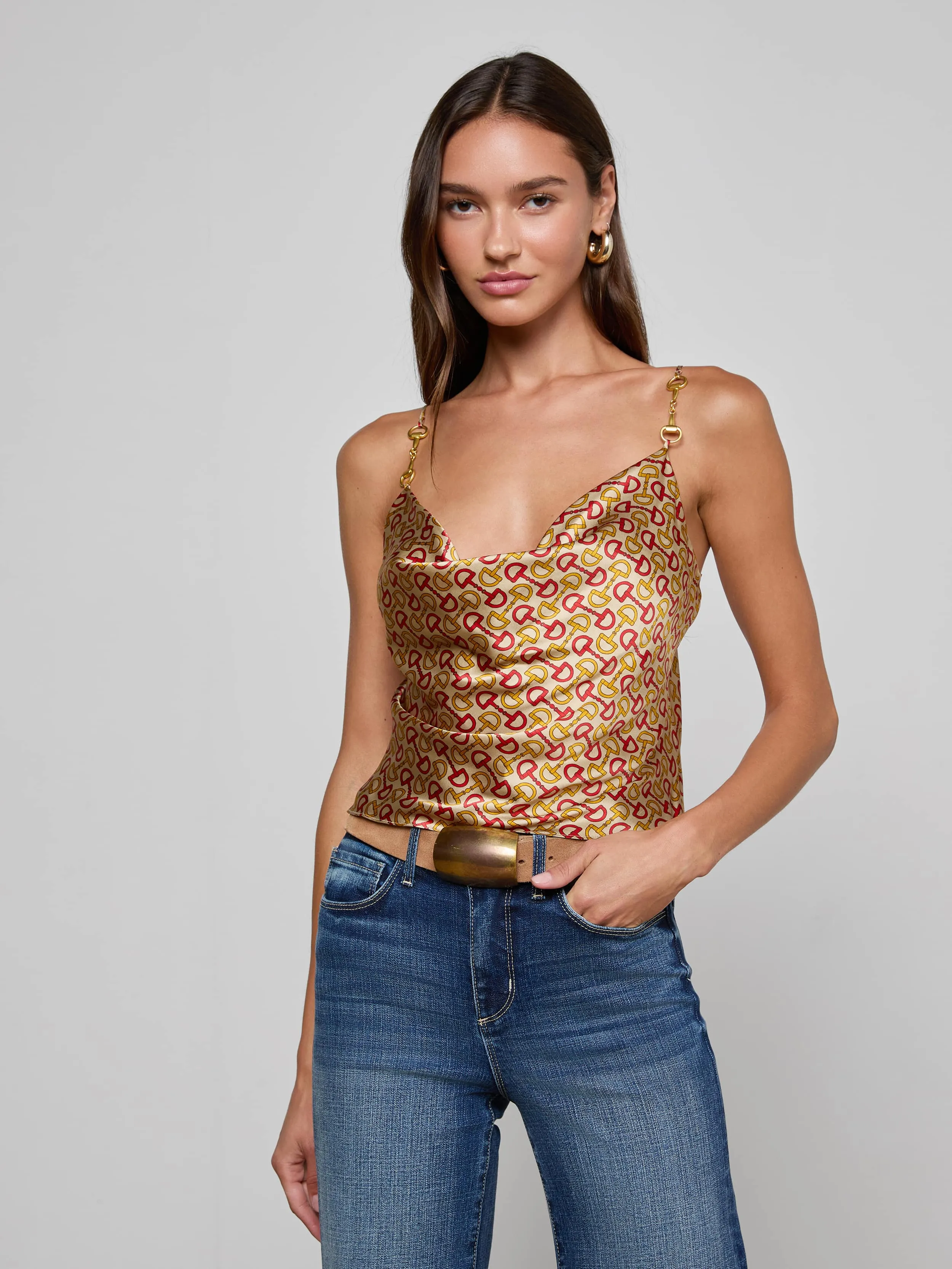 Calista Silk Camisole sold by L'AGENCE