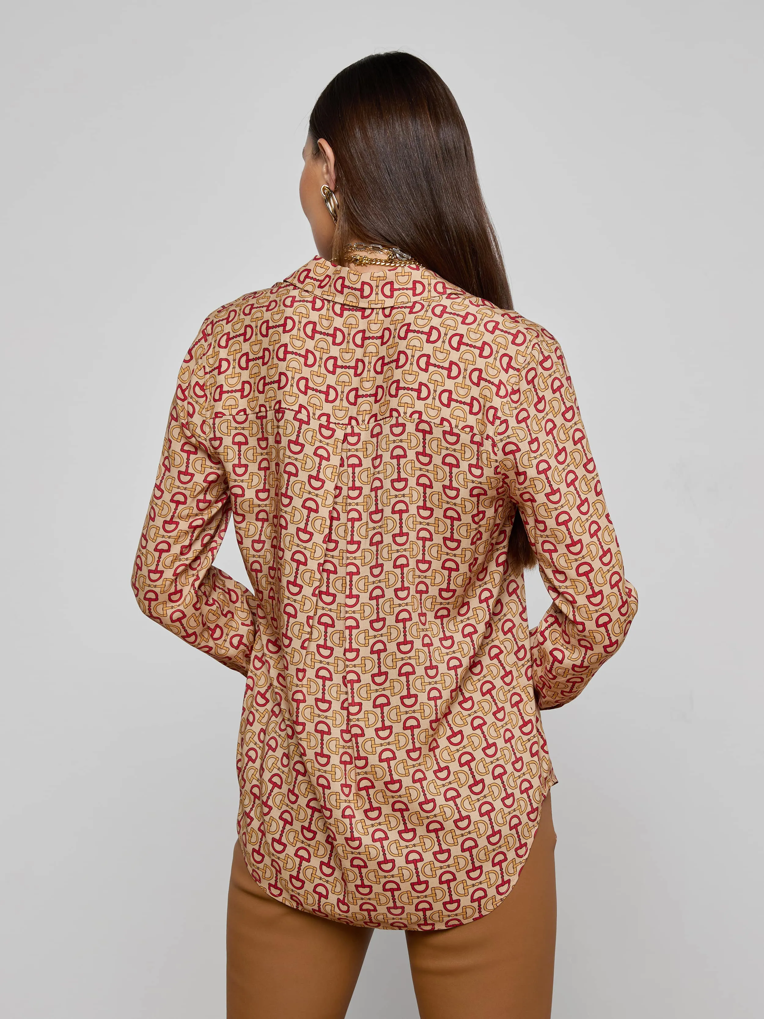 Holly Blouse sold by L'AGENCE product image thumbnail 5