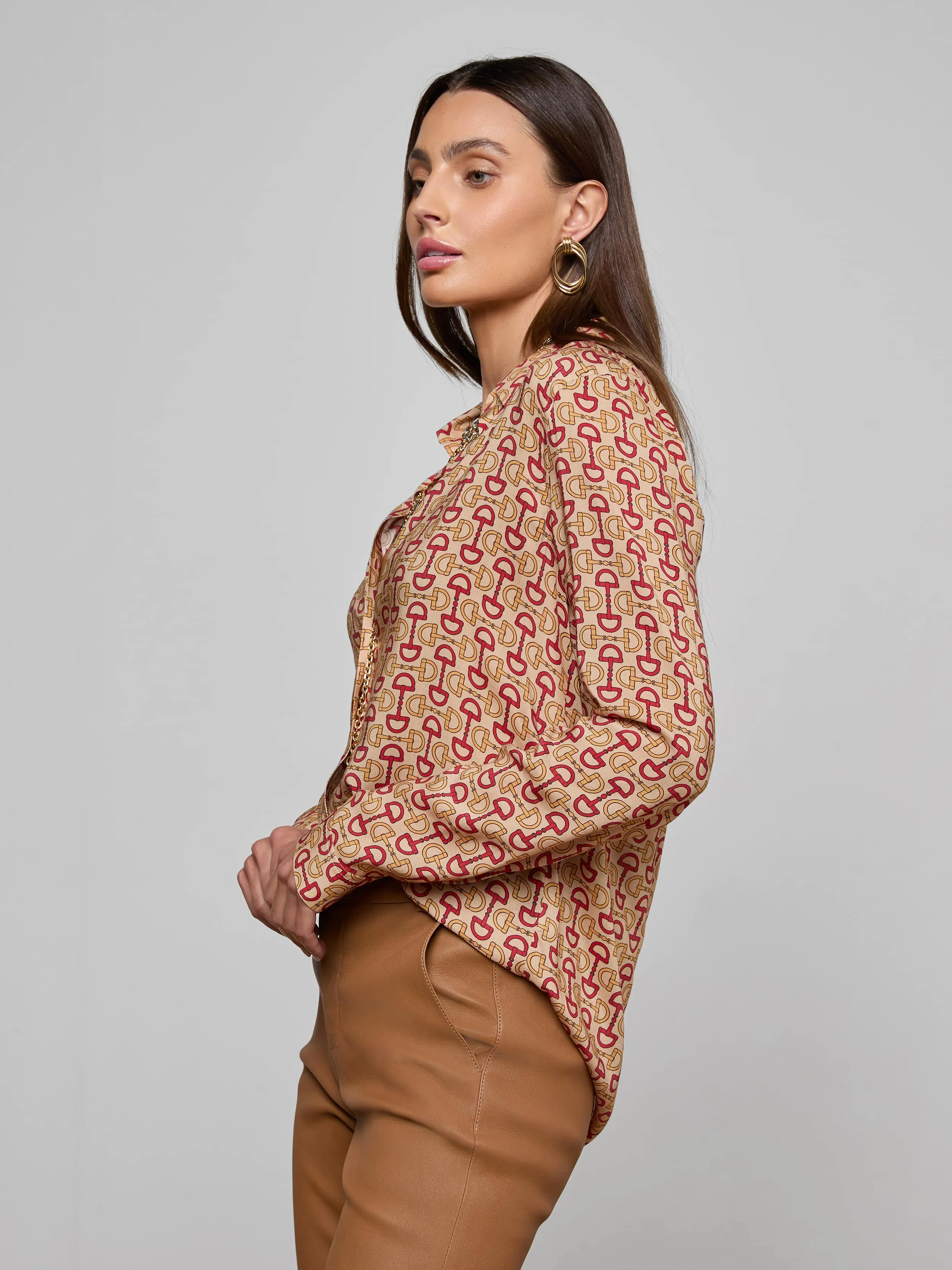 Holly Blouse sold by L'AGENCE product image thumbnail 3