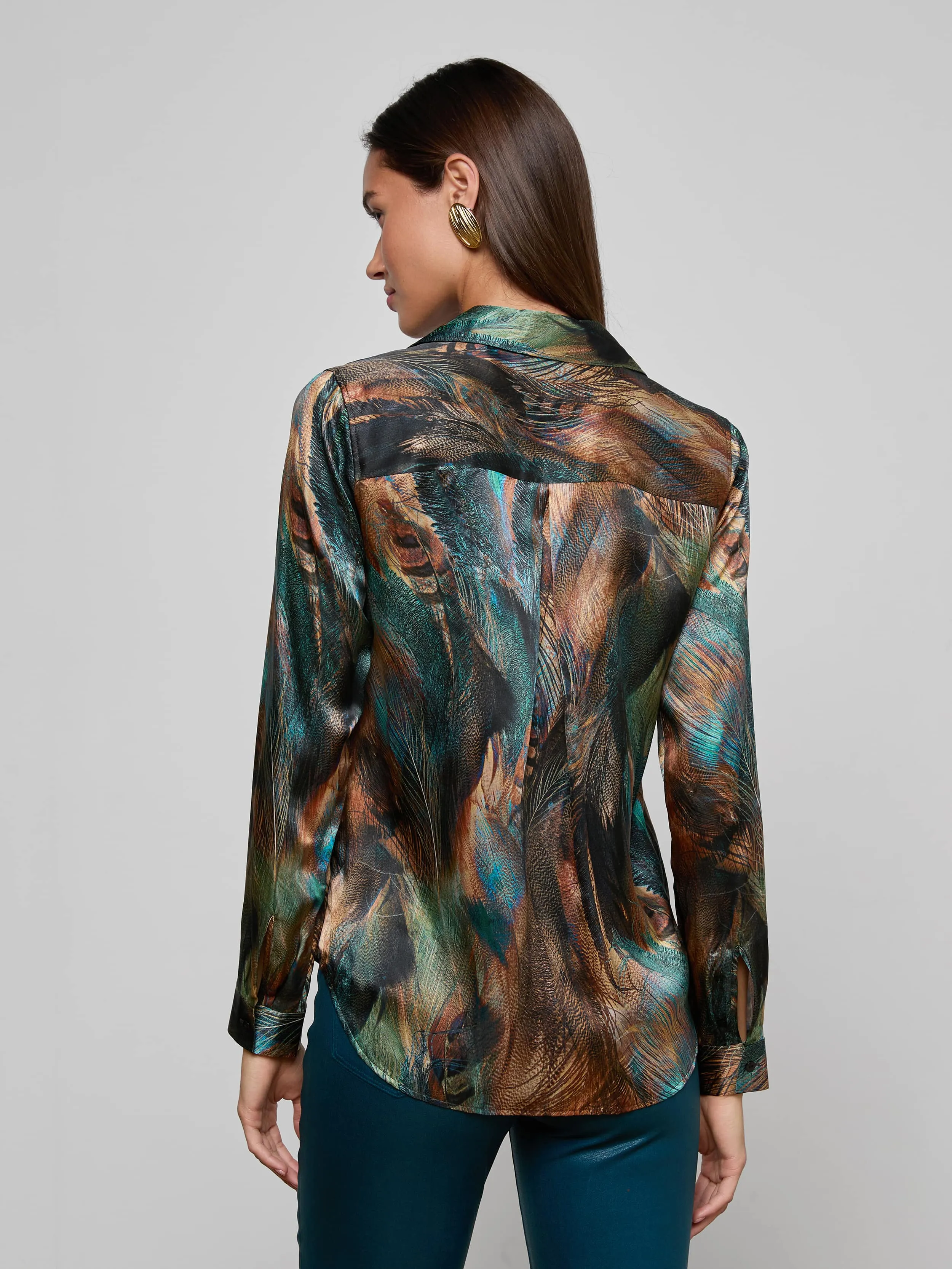 Tyler Silk Blouse sold by L'AGENCE product image thumbnail 5
