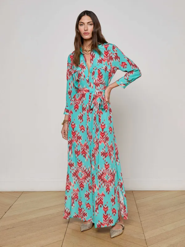 Cameron Silk Shirt Dress sold by L'AGENCE