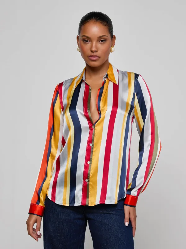 Tyler Silk Blouse sold by L'AGENCE