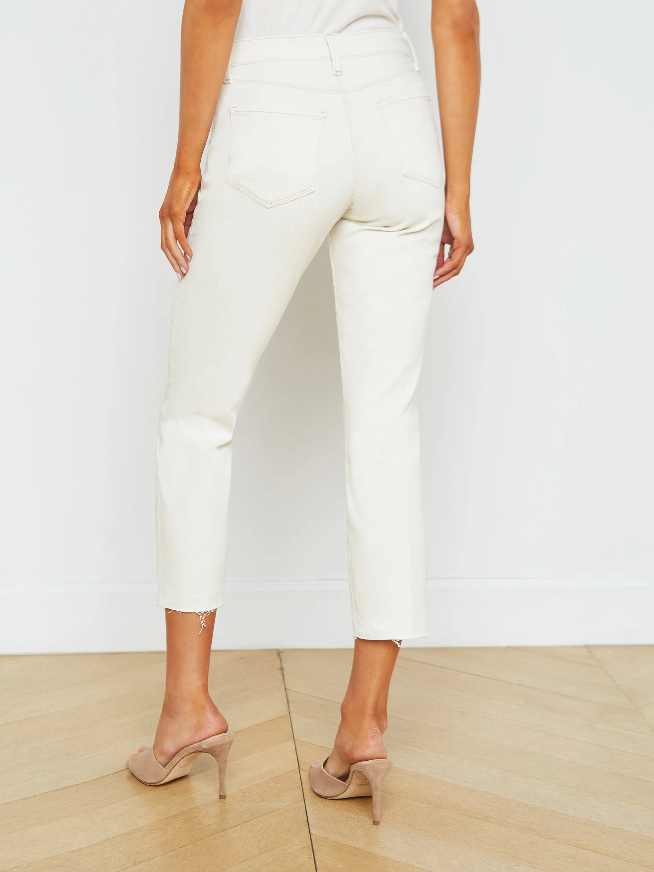 Sada Slim-Leg Cropped Jean sold by L'AGENCE product image thumbnail 4