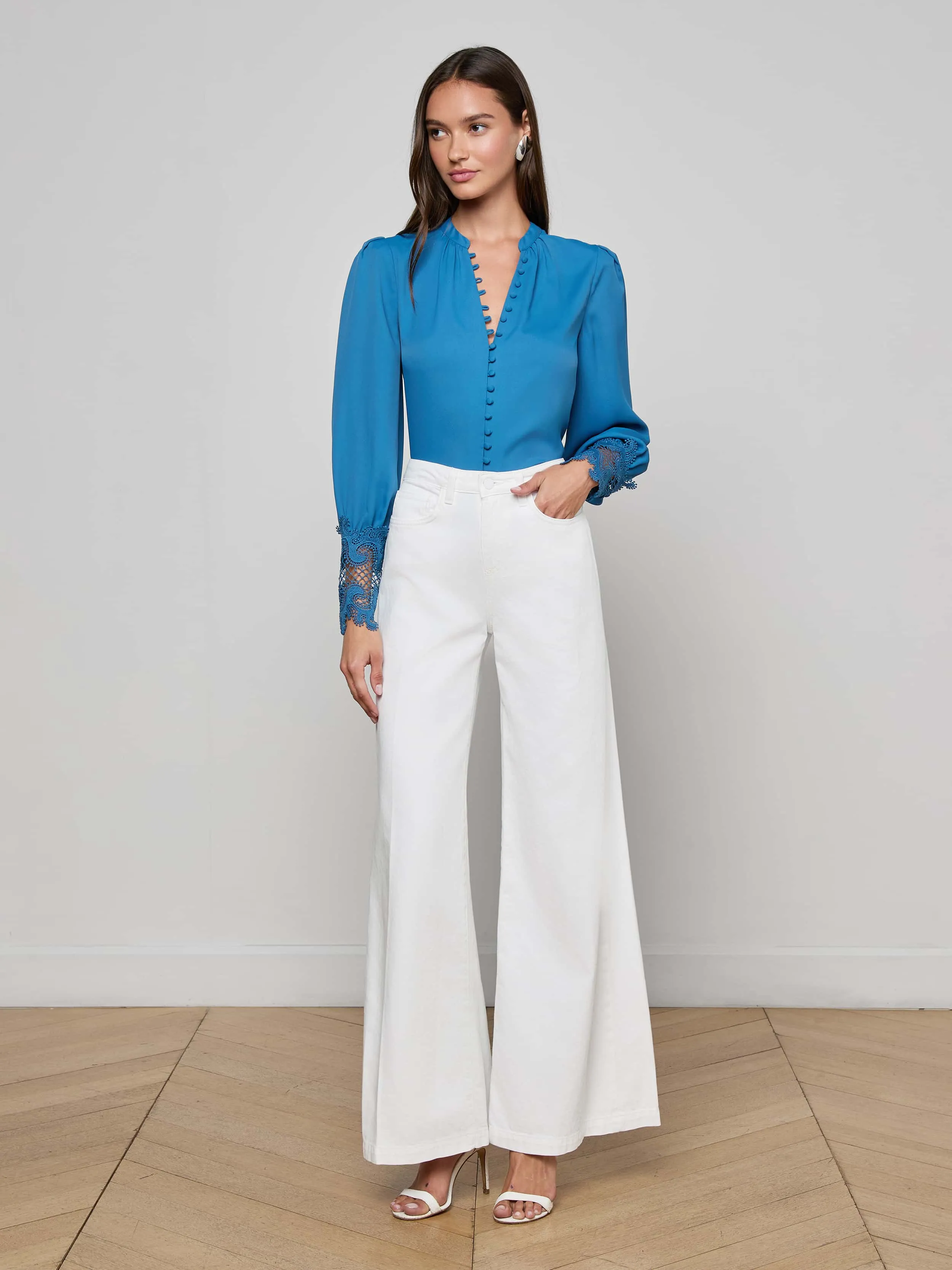Quincy Wide-Leg Jean sold by L'AGENCE