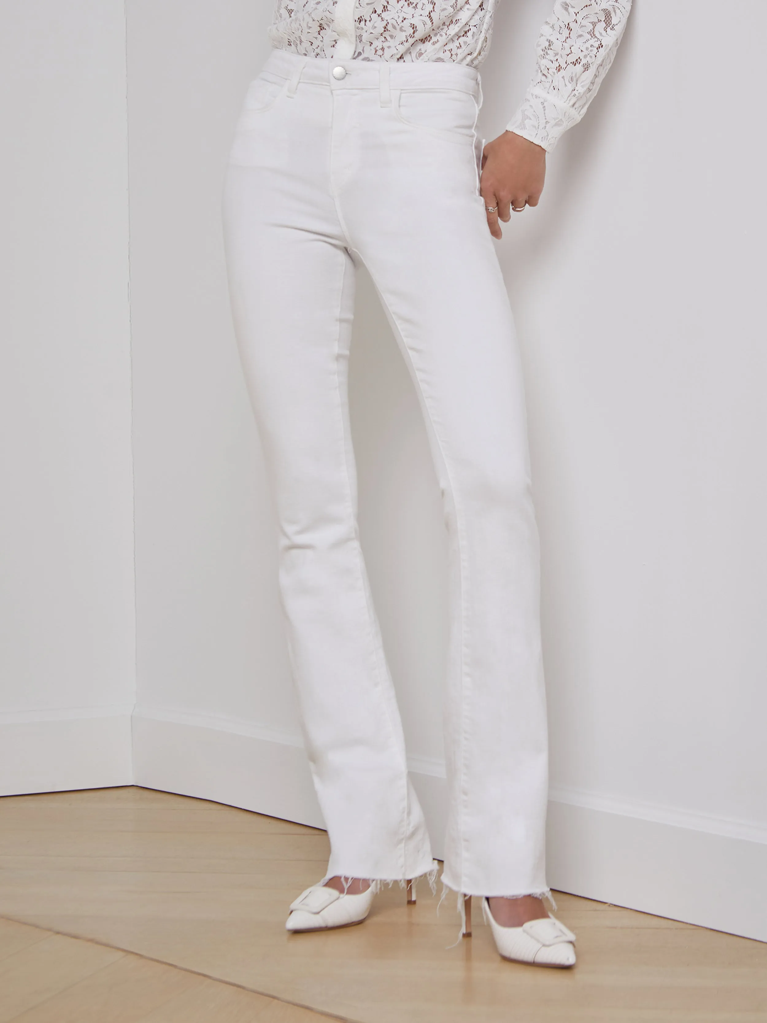 Ruth Straight-Leg Jean sold by L'AGENCE product image thumbnail 3