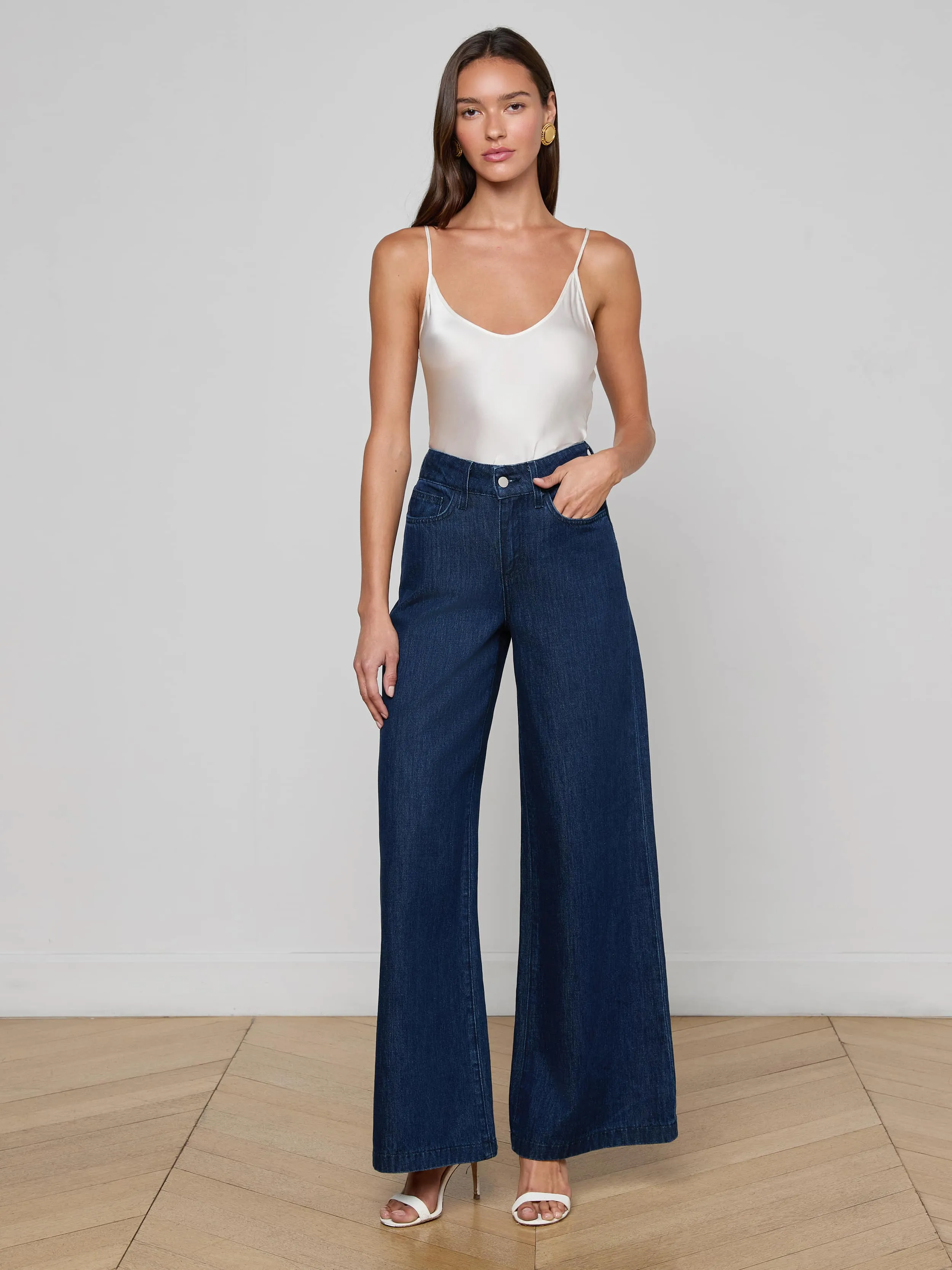 Pacey Wide-Leg Jean sold by L'AGENCE