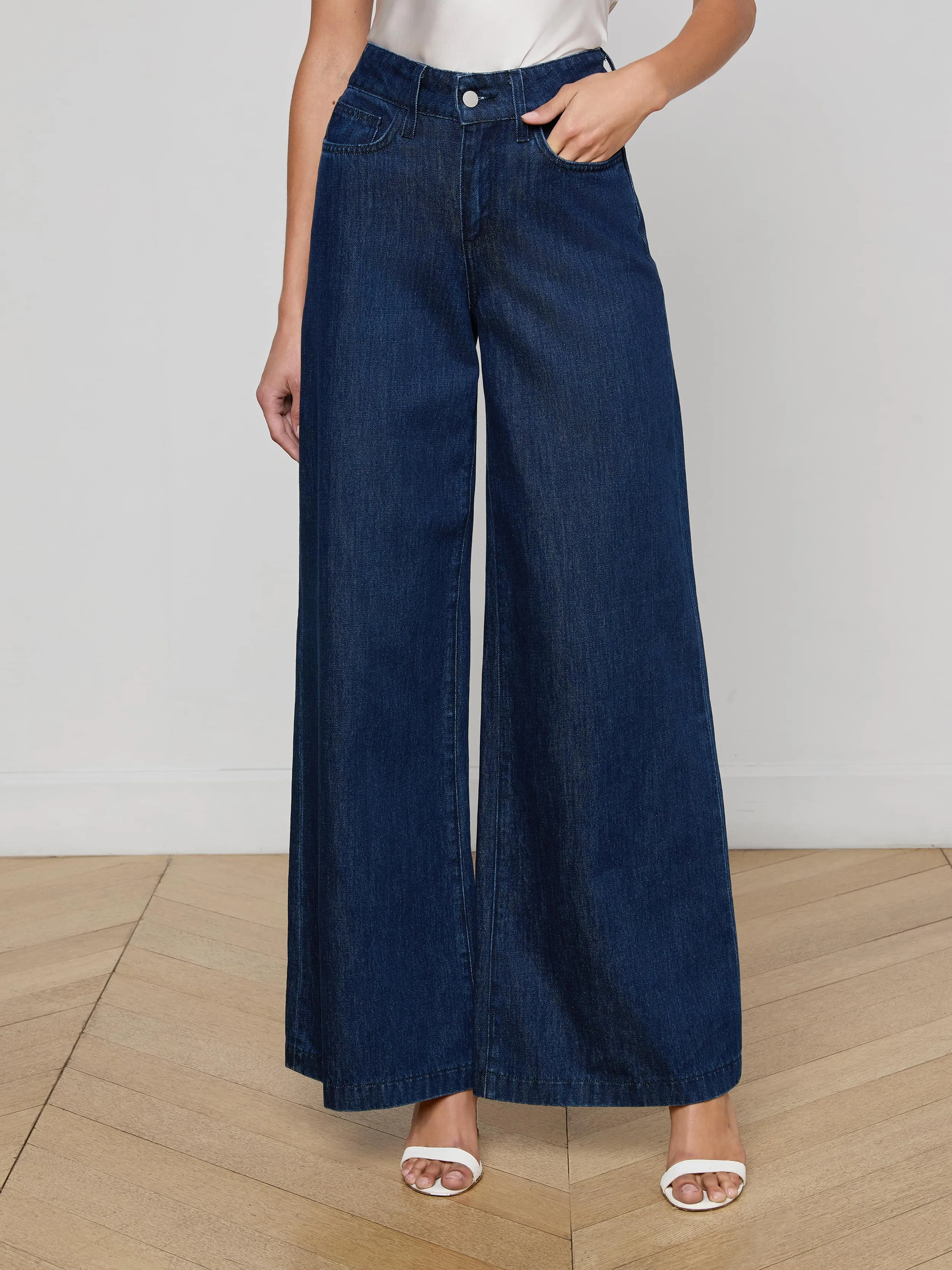 Pacey Wide-Leg Jean sold by L'AGENCE product image thumbnail 2
