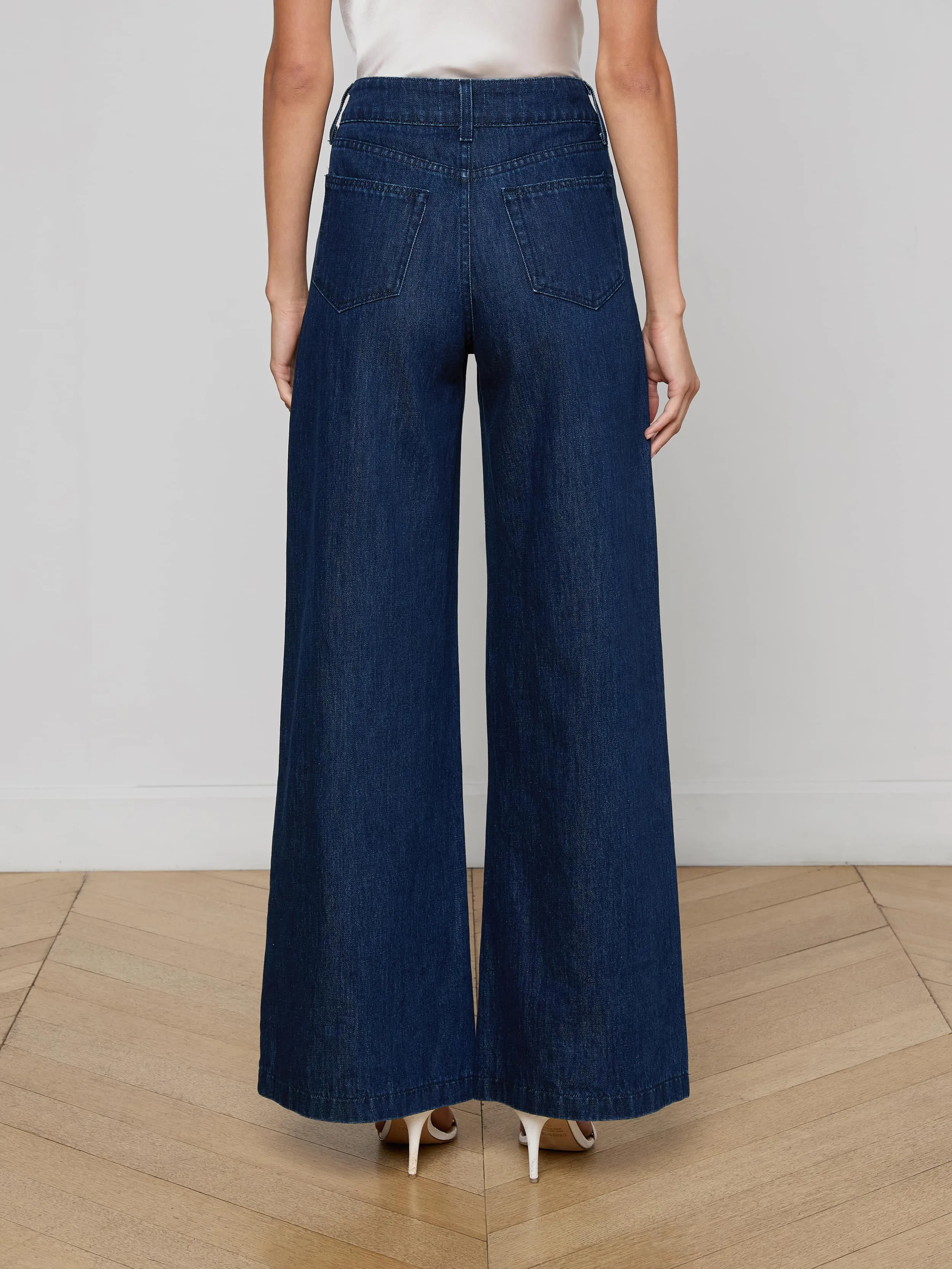 Pacey Wide-Leg Jean sold by L'AGENCE product image thumbnail 4
