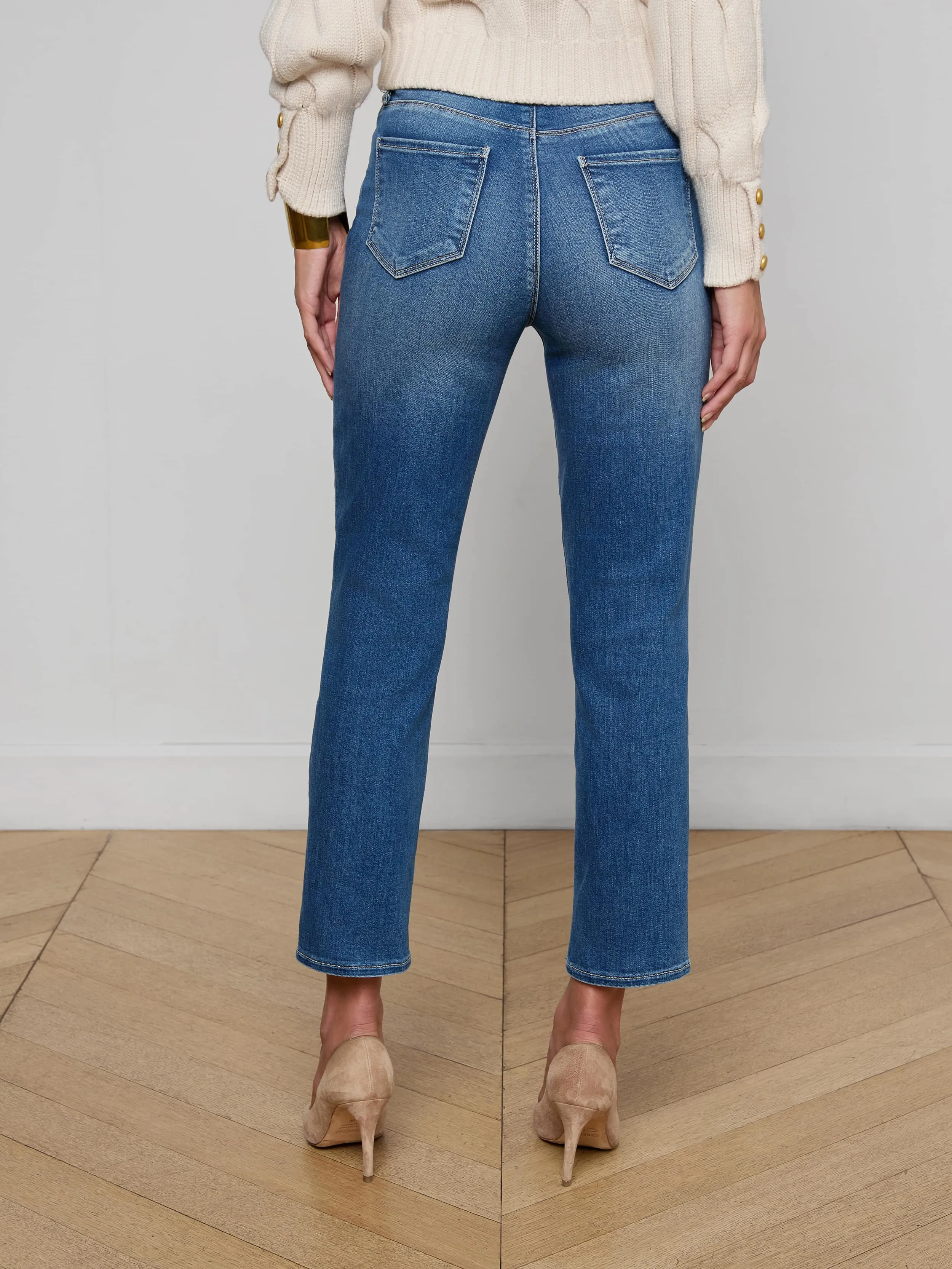 Celestia Slim-Leg Jean sold by L'AGENCE product image thumbnail 4