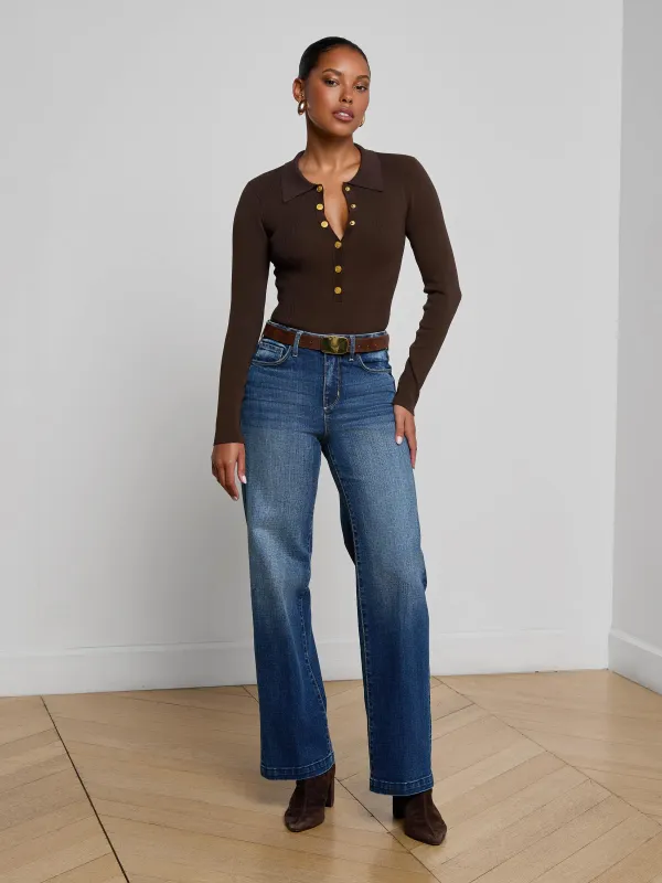 Scottie Wide-Leg Jean sold by L'AGENCE