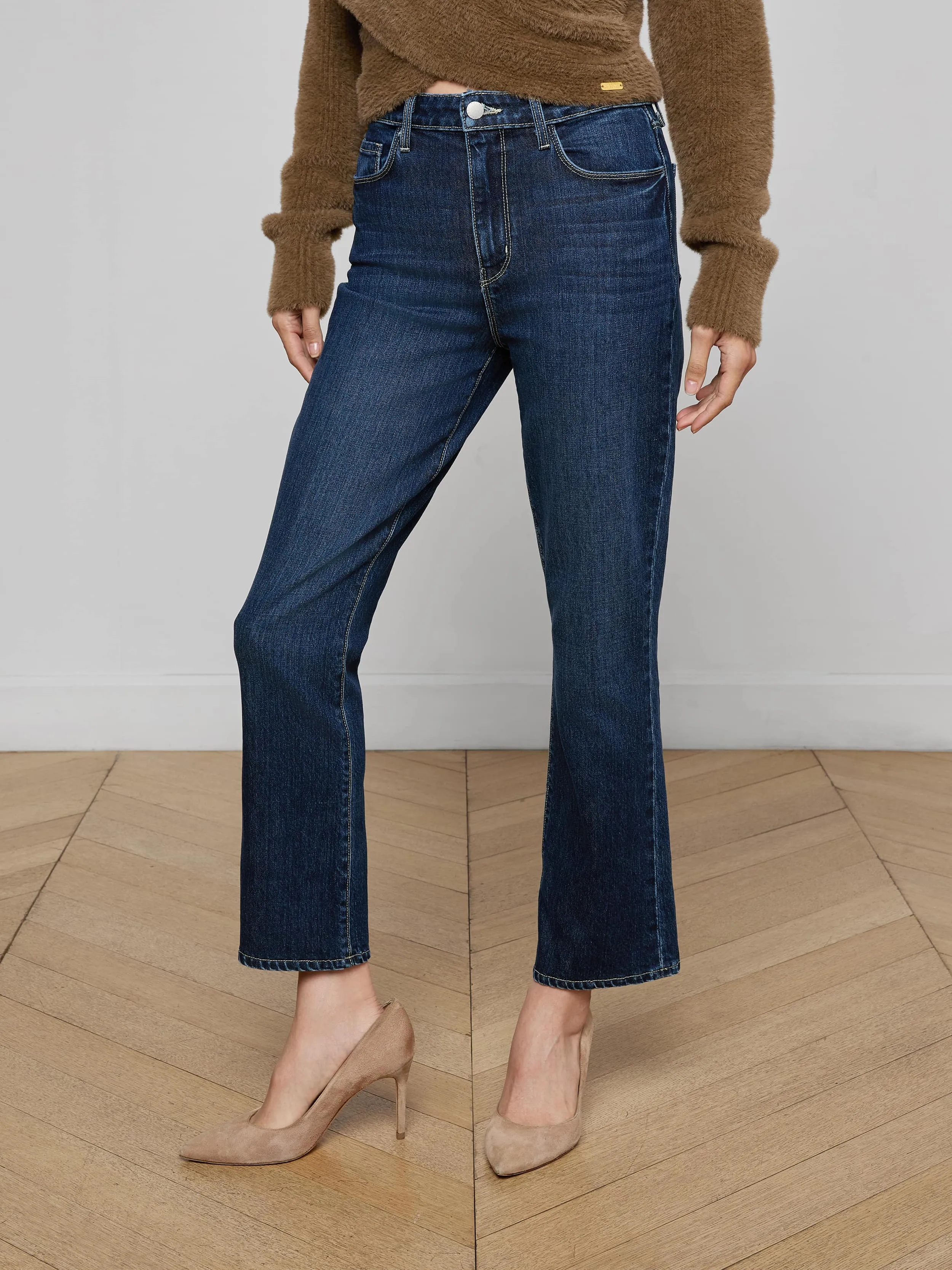 Mira Cropped Bootcut Jean sold by L'AGENCE product image thumbnail 4