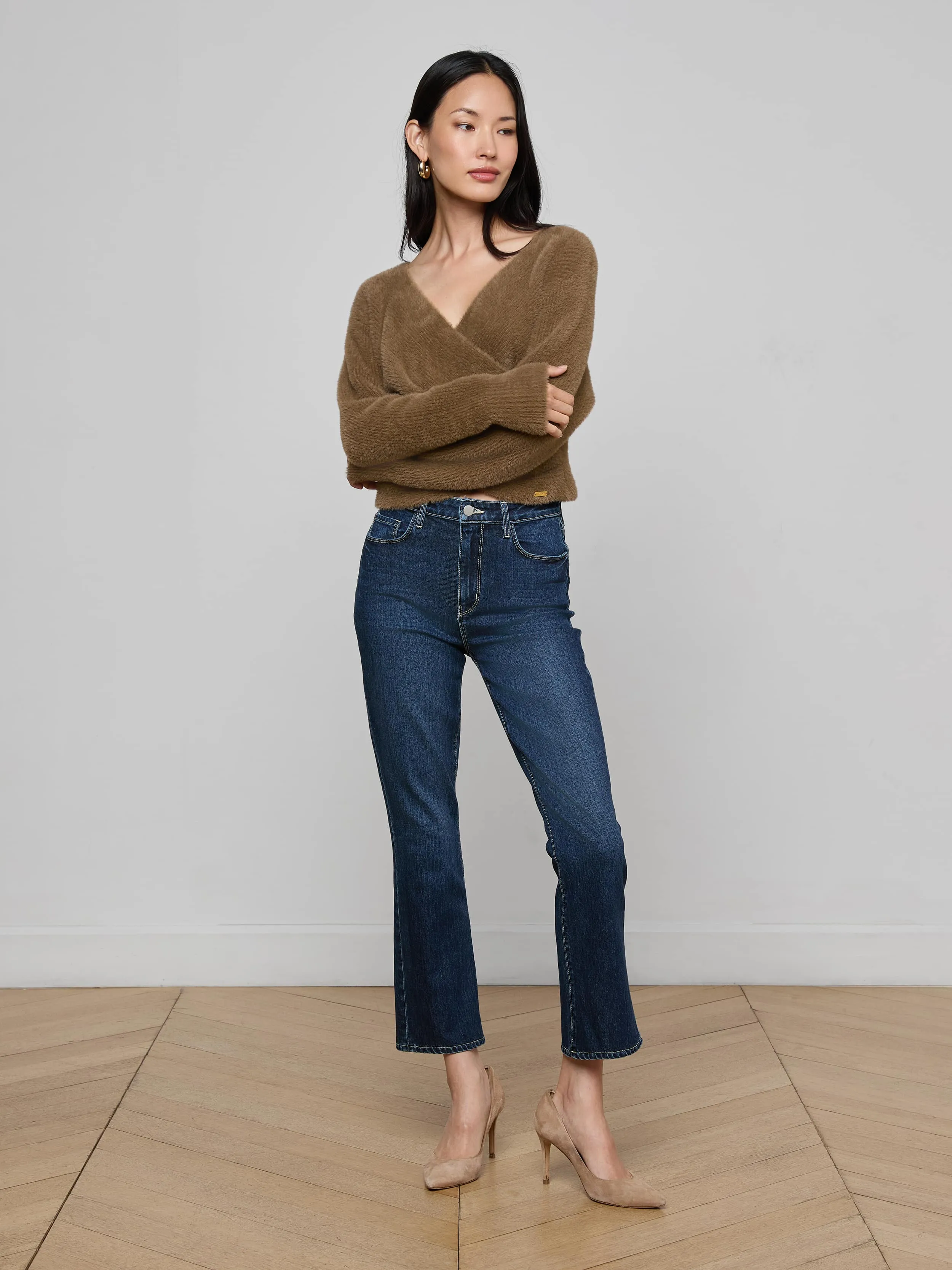 Mira Cropped Bootcut Jean sold by L'AGENCE