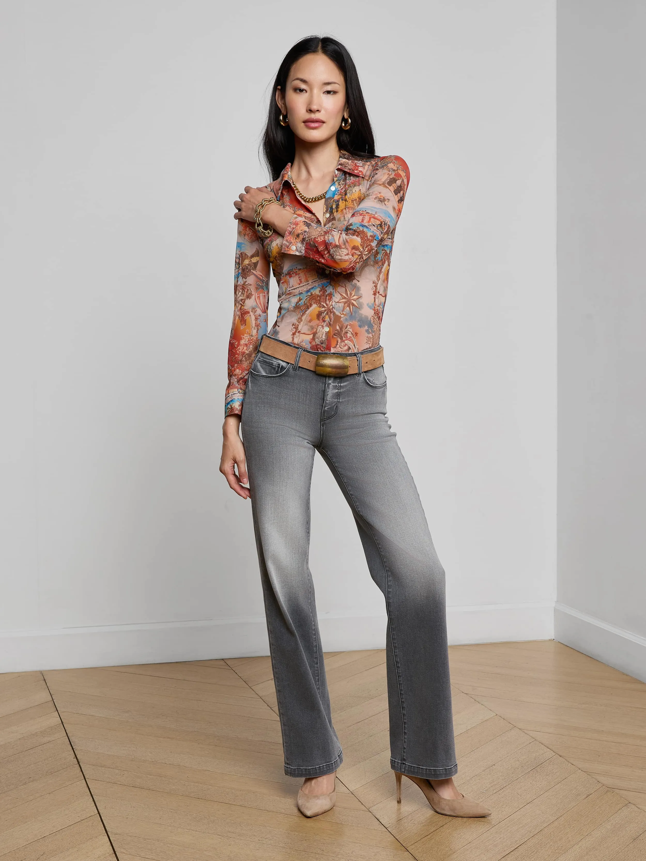 Clayton Wide-Leg Jean sold by L'AGENCE