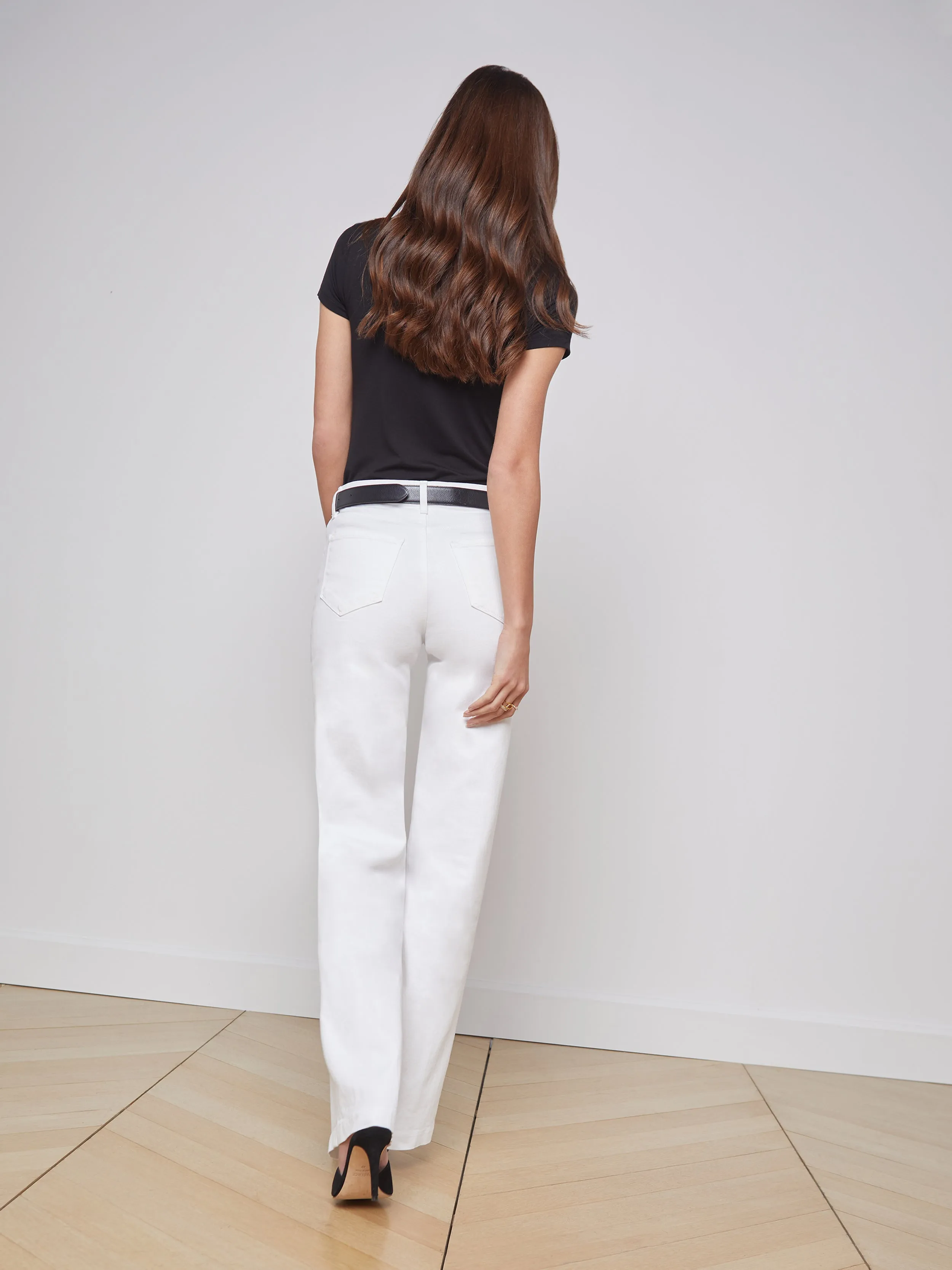 Clayton Wide-Leg Jean sold by L'AGENCE product image thumbnail 3