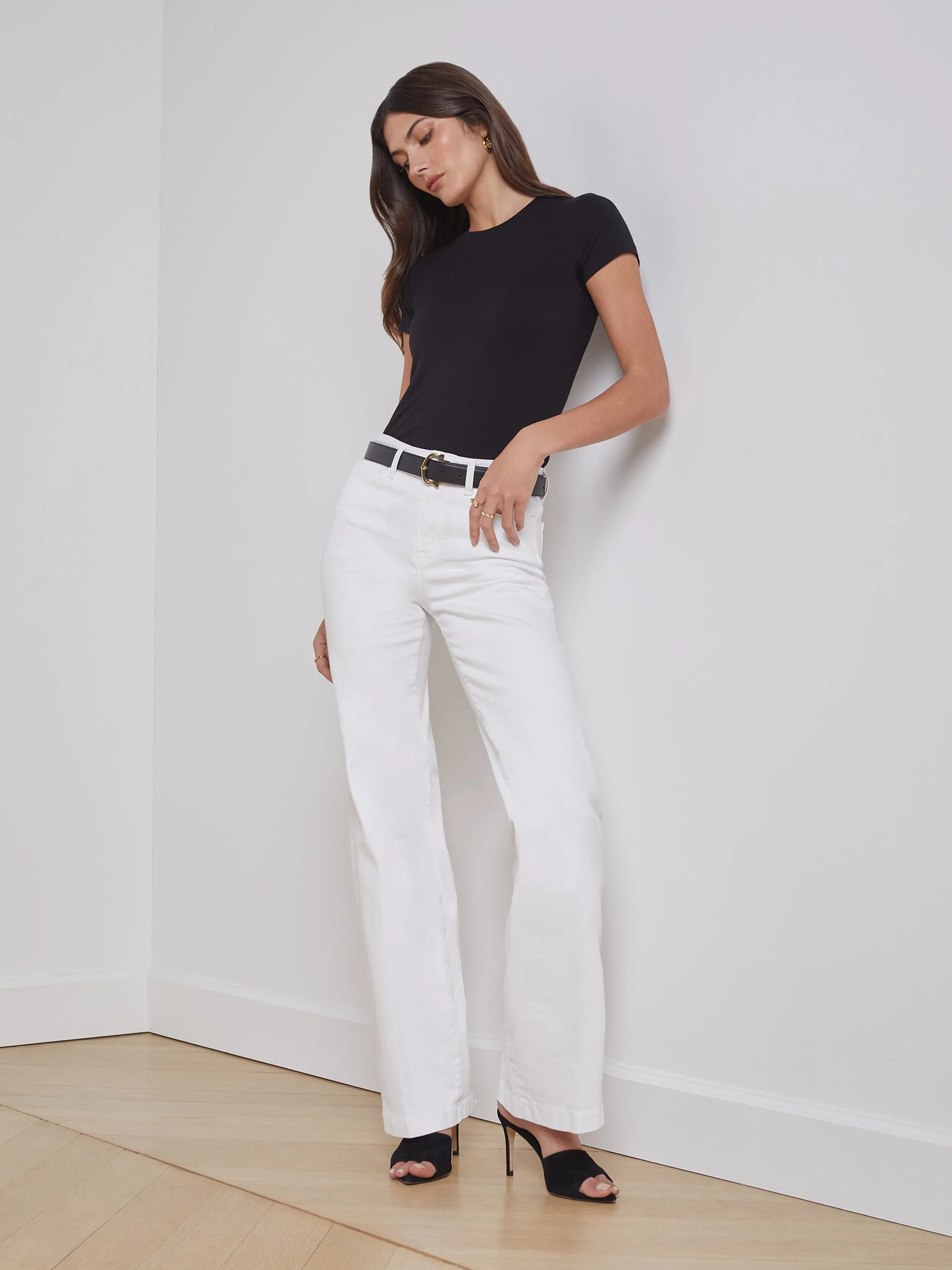 Clayton Wide-Leg Jean sold by L'AGENCE product image thumbnail 2