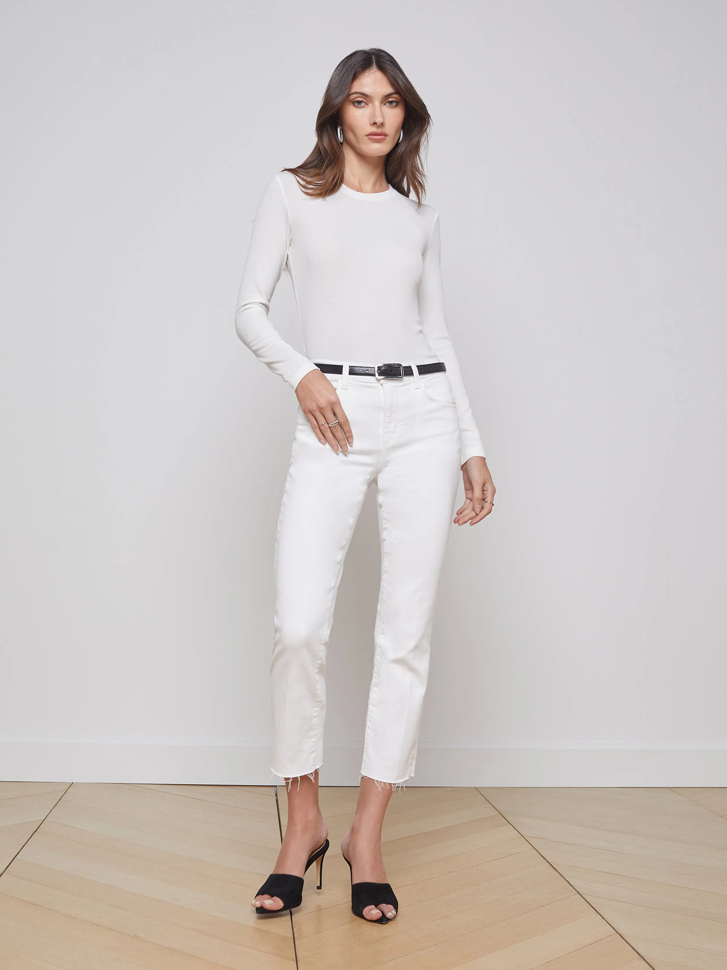 Sada Slim-Leg Cropped Jean sold by L'AGENCE