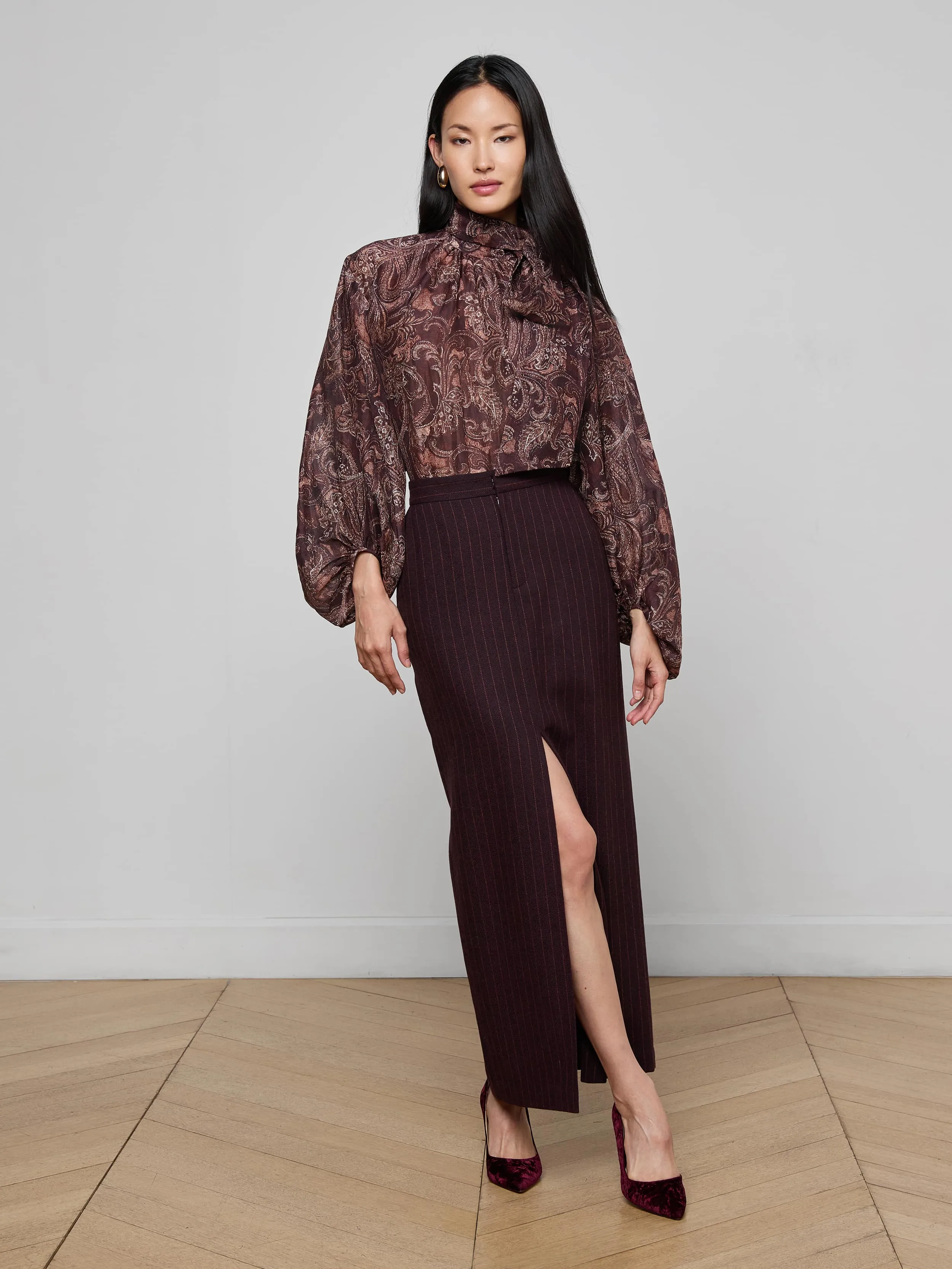 Rhett Oversized Blouse sold by L'AGENCE product image thumbnail 5