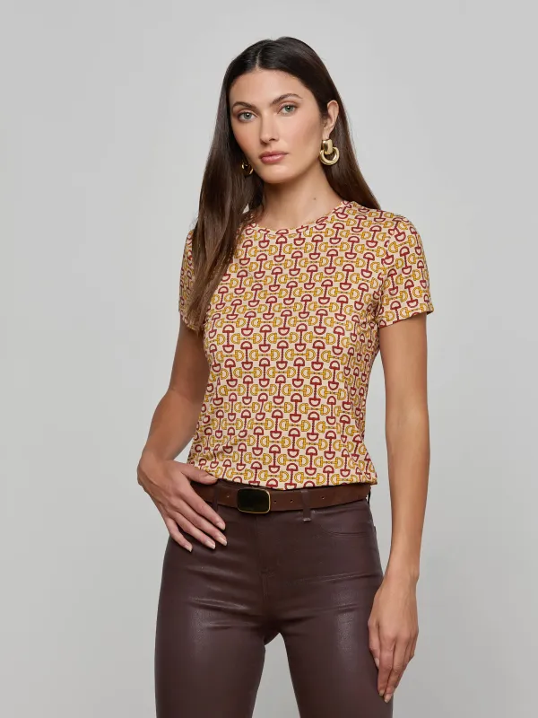 Ressi Fitted Tee sold by L'AGENCE