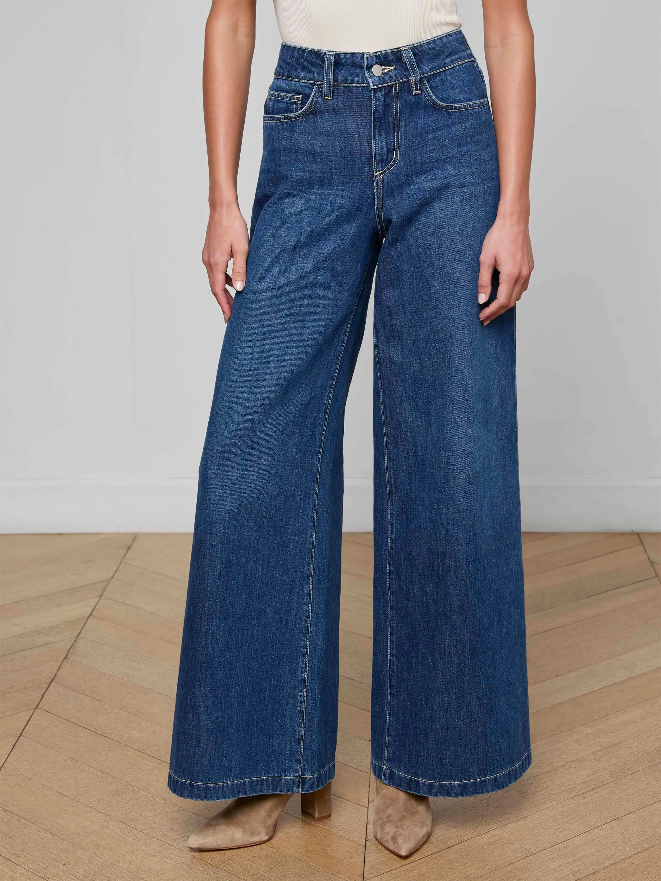 Pacey Wide-Leg Jean sold by L'AGENCE product image thumbnail 2