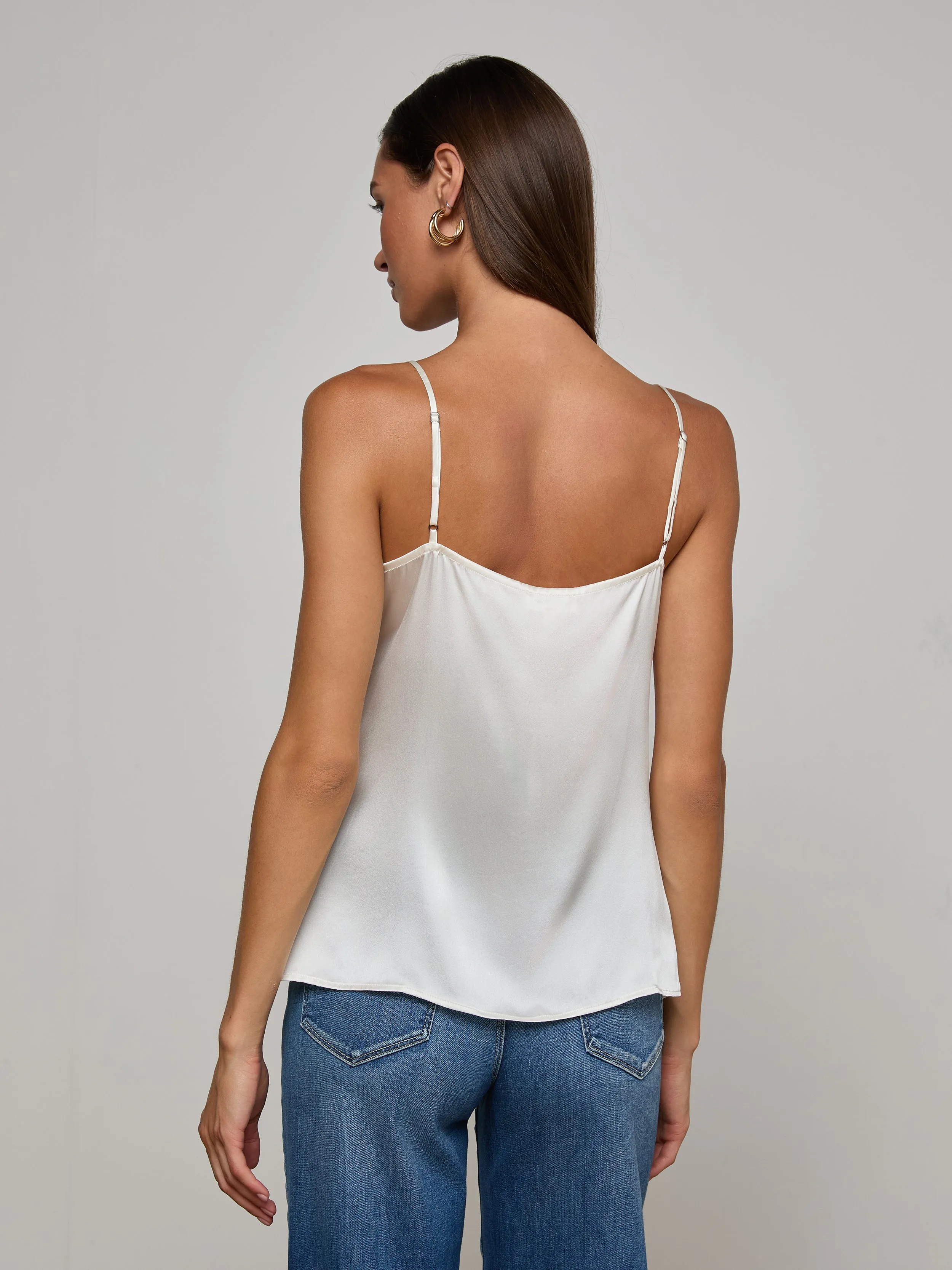 Gabriella Silk Camisole sold by L'AGENCE product image thumbnail 5