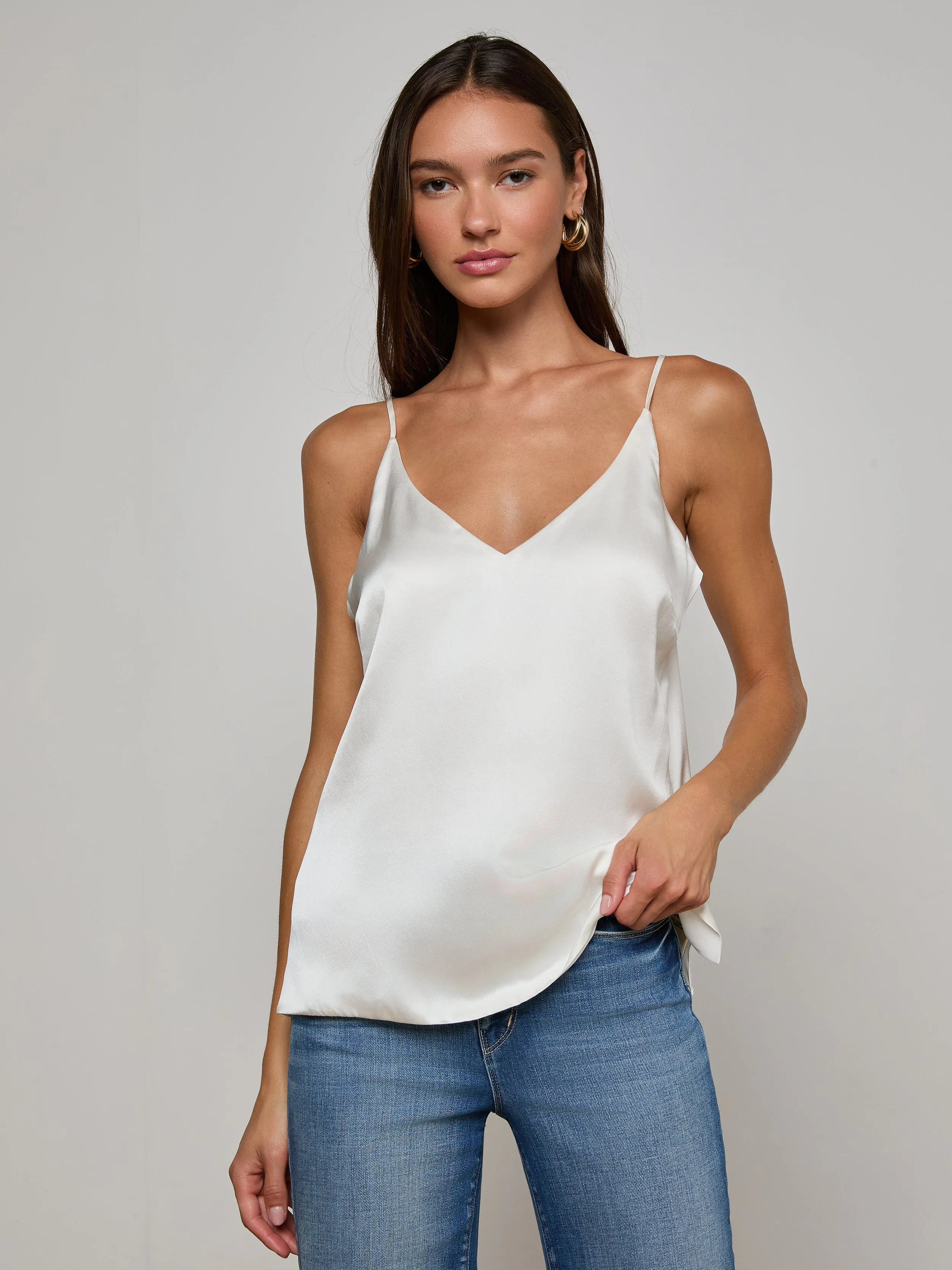 Gabriella Silk Camisole sold by L'AGENCE