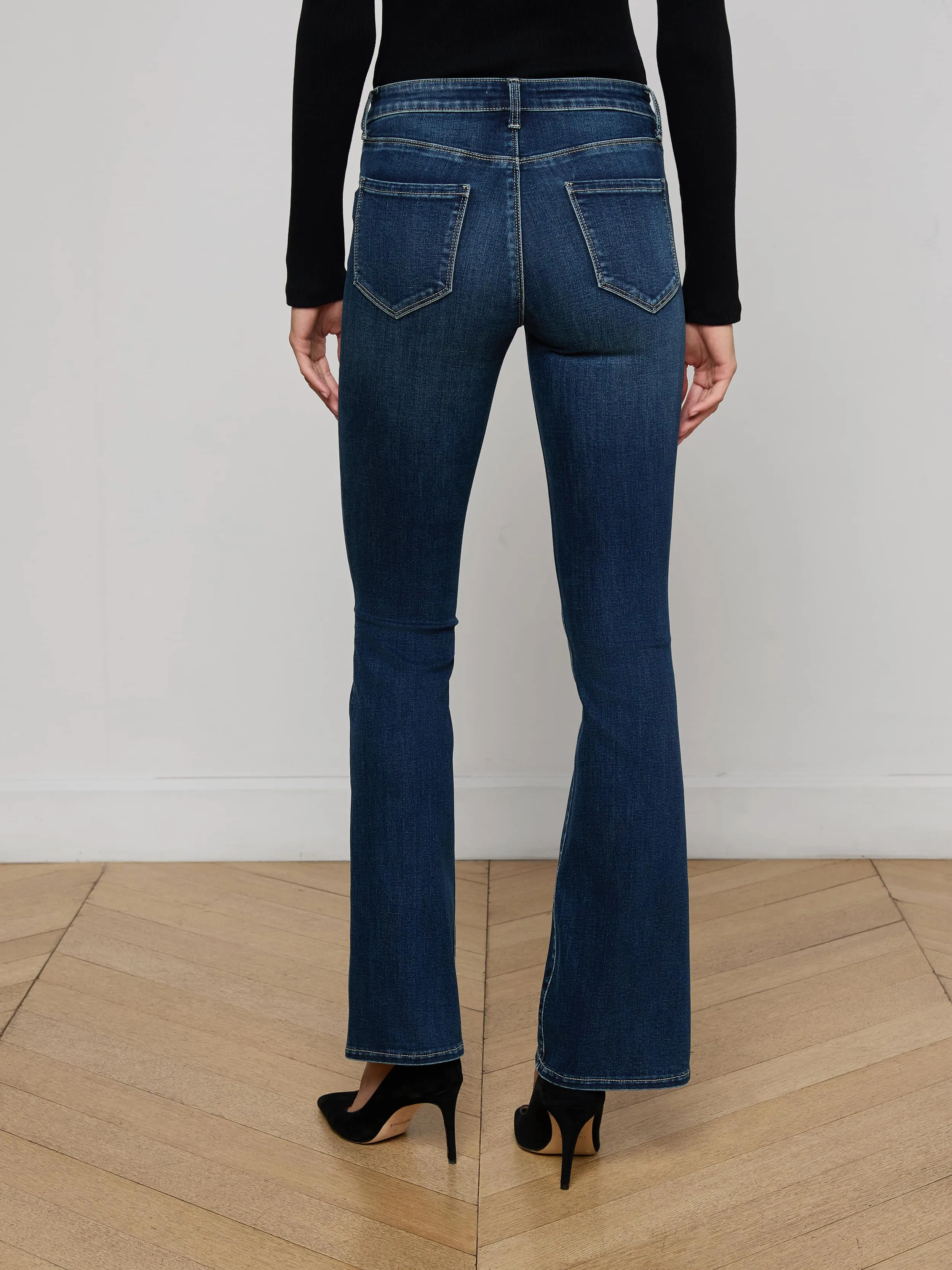 Cara Low-Rise Bootcut Jean sold by L'AGENCE product image thumbnail 4