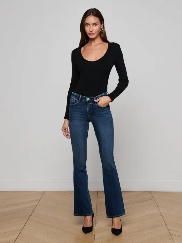 Cara Low-Rise Bootcut Jean sold by L'AGENCE